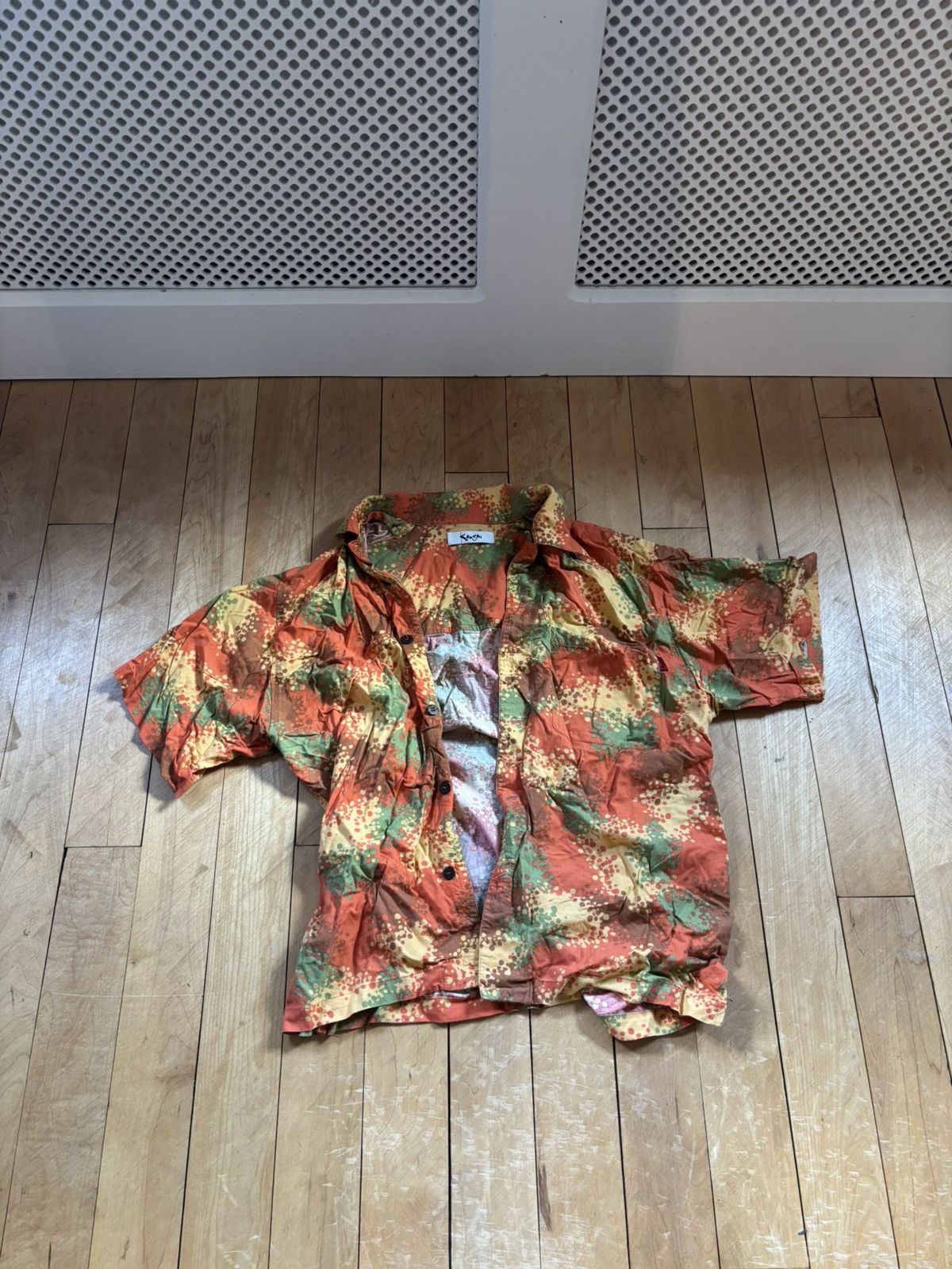 Kansai Yamamoto Vintage Kansai Yamamoto Short Sleeve Shirt Size US M / EU 48-50 / 2 - 1 Thumbnail