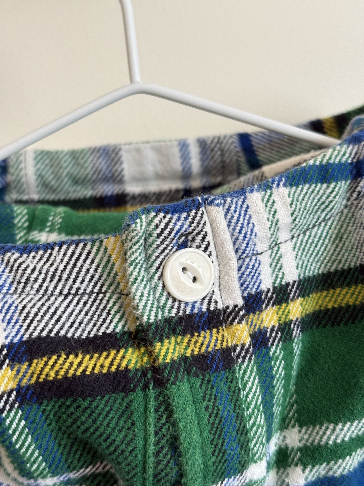 Aape Flannel Shirt Hoodie AAPE by A BATHING APE Size US M / EU 48-50 / 2 - 5 Thumbnail