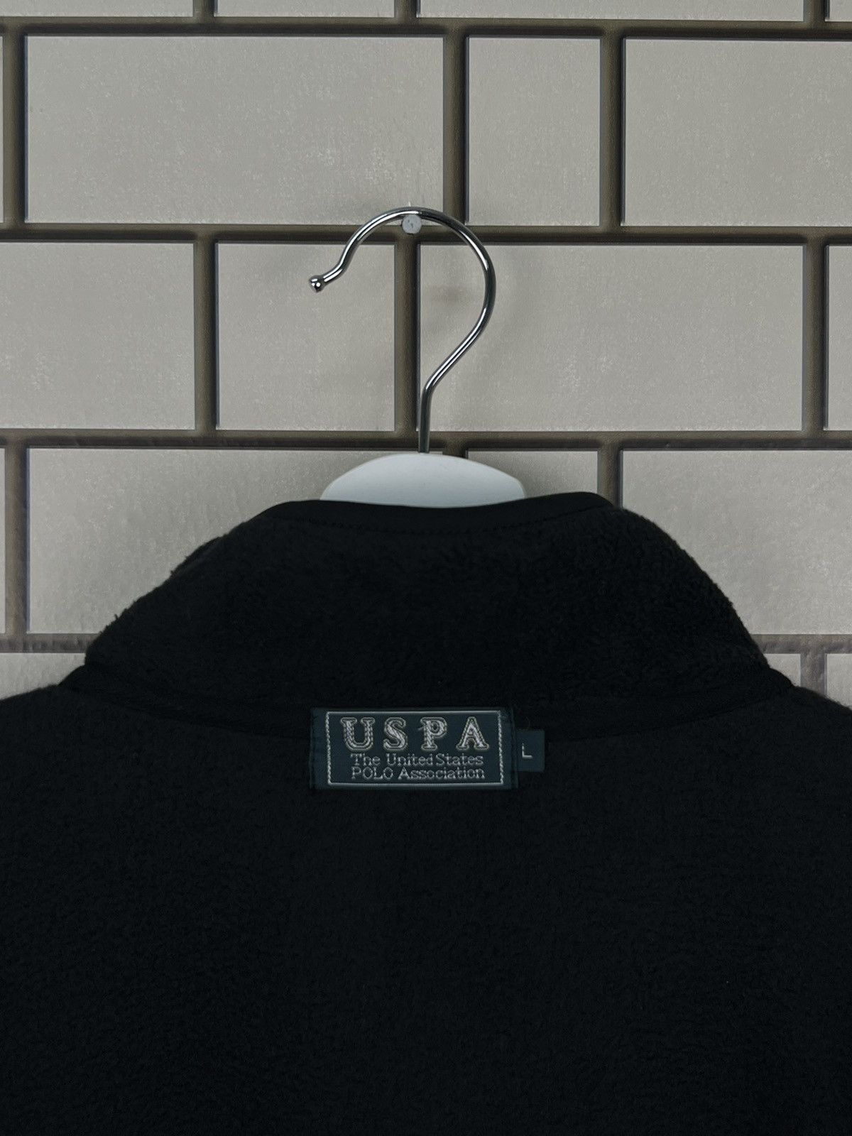 U.S. Polo Assn. × Vintage Vintage USPA Polo Association Zip Up Fleece Jacket Size US L / EU 52-54 / 3 - 11 Thumbnail
