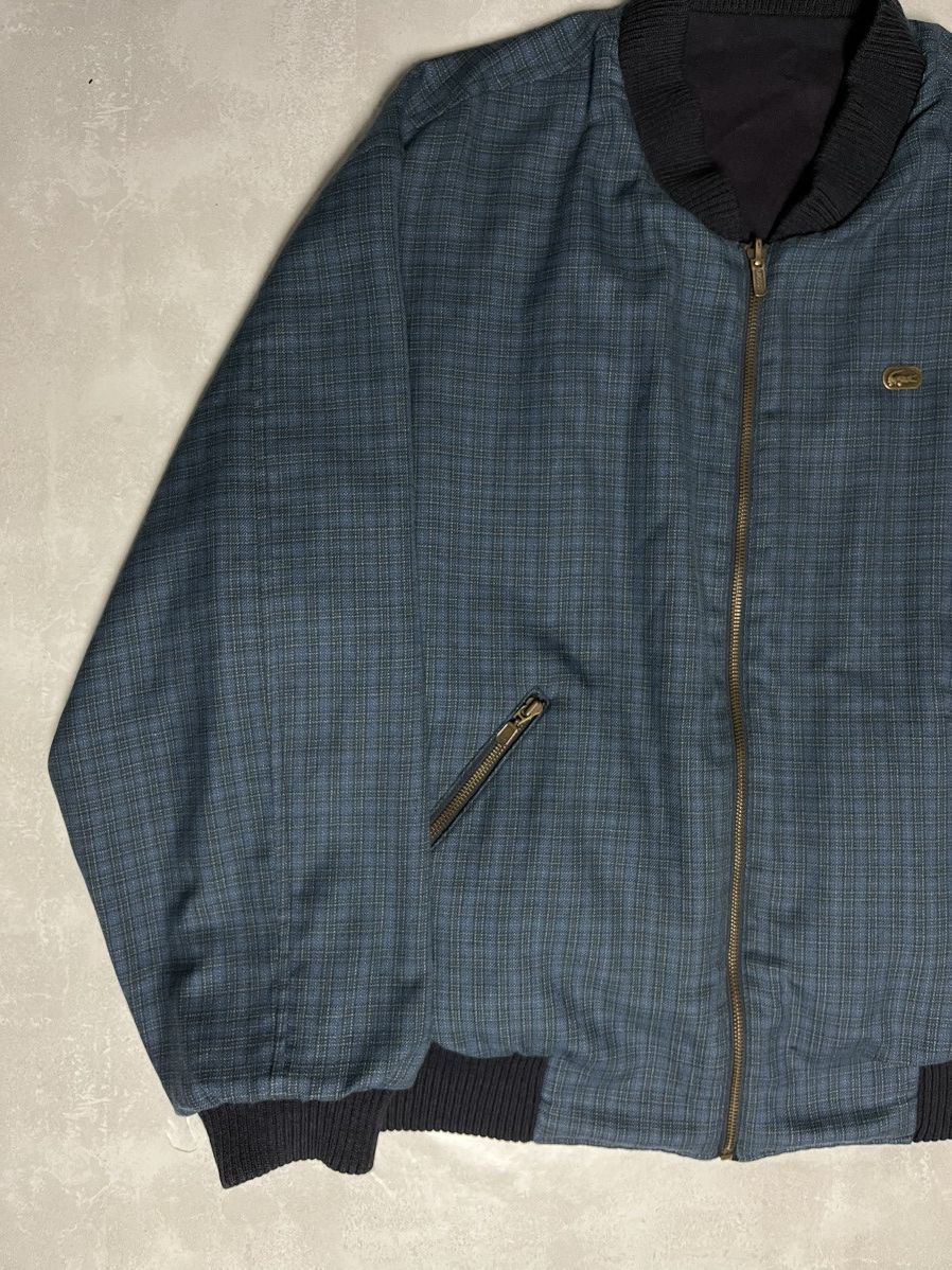Lacoste Vintage Reversible 90s Lacoste Wool Bomber Varsity Jacket Size US L / EU 52-54 / 3 - 4 Thumbnail