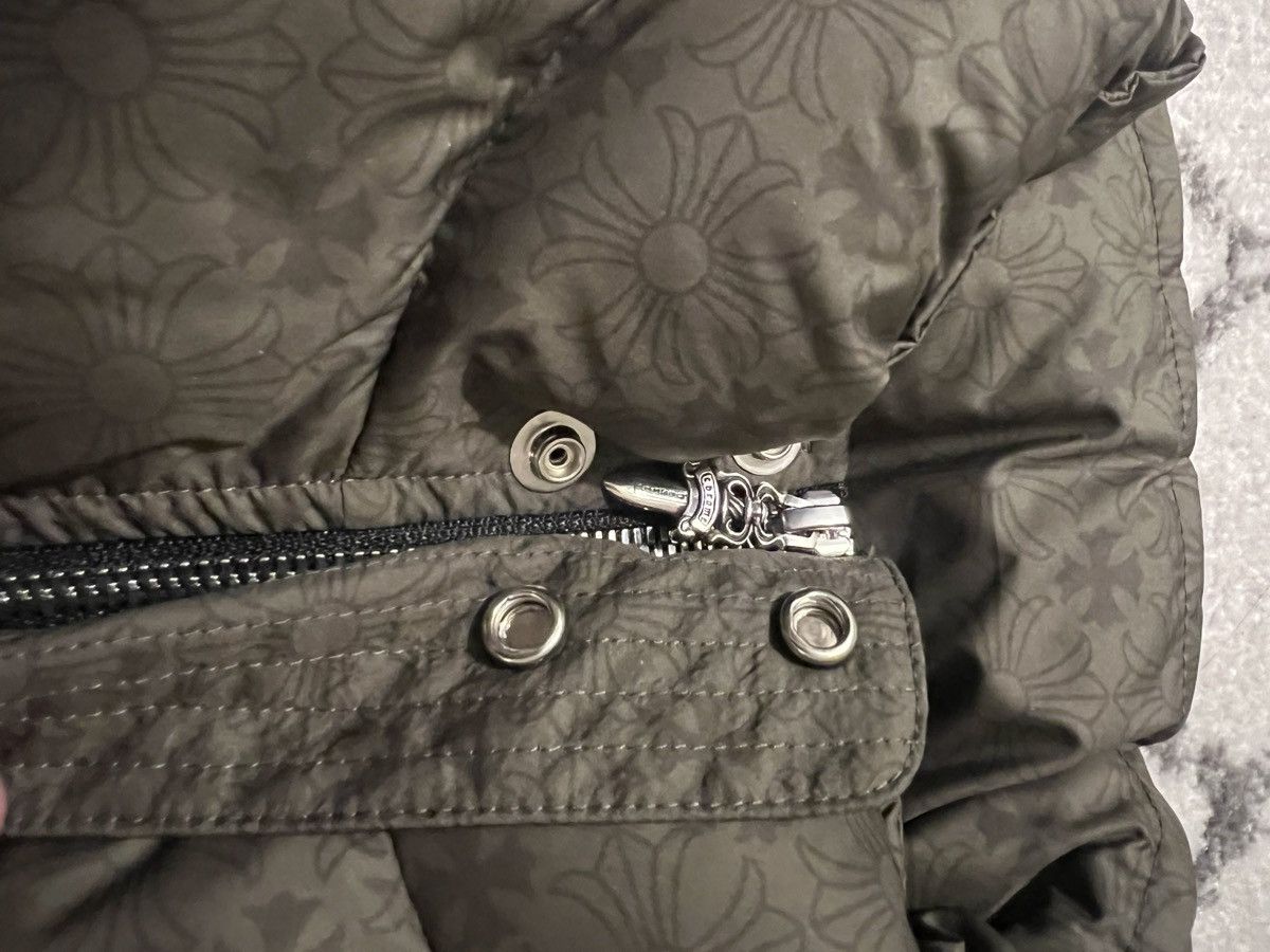 Chrome Hearts Army green plus cross pattern Stiff 2 puffer down jacket Size US S / EU 44-46 / 1 - 6 Thumbnail