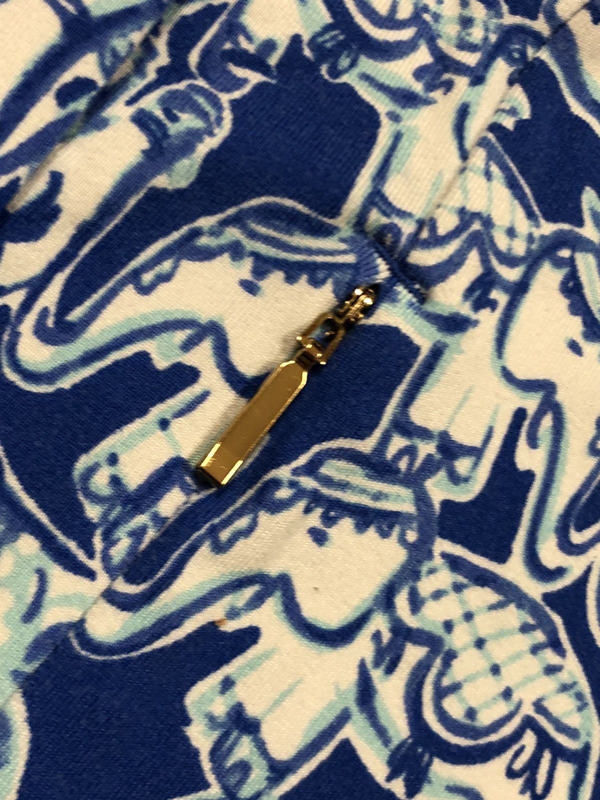 Lilly Pulitzer Lilly Pulitzer Jacket Elephant Print Luxletic Athletic Zip Size XS / US 0-2 / IT 36-38 - 3 Thumbnail