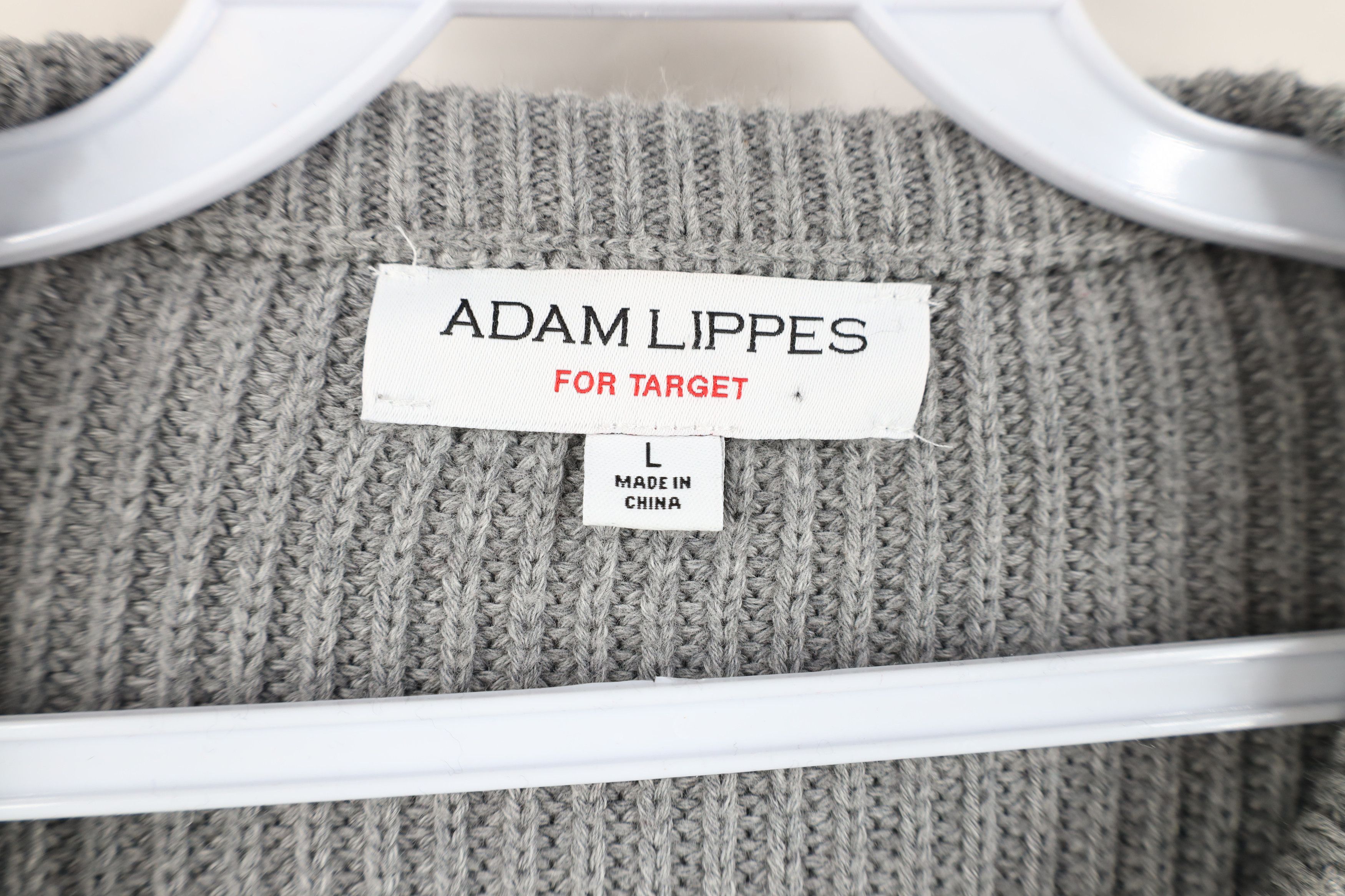 Vintage Adam Lippes for Target Patchwork Chunky Ribbed Knit Sweater Size US L / EU 52-54 / 3 - 6 Thumbnail