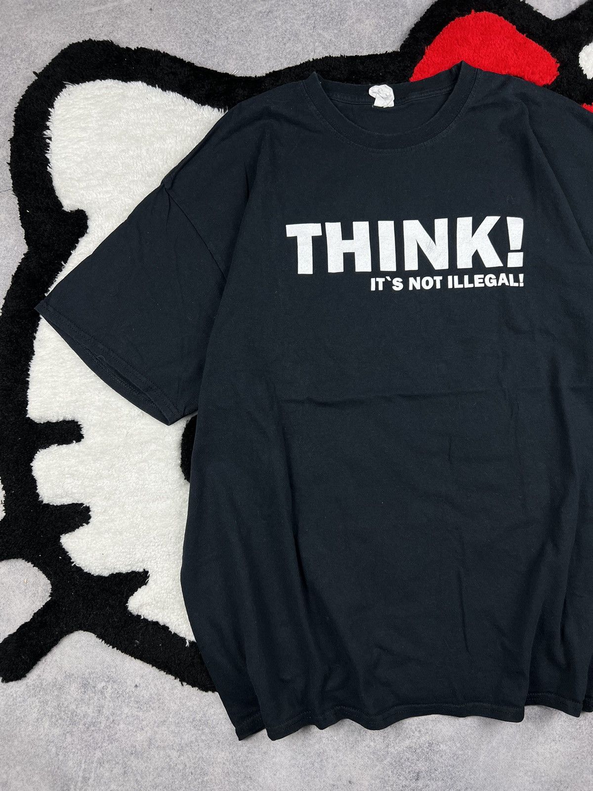 Vintage Y2K Crazy Humor Adult Think! It’s Not Legal Drugs Tee Size US XXL / EU 58 / 5 - 2 Thumbnail