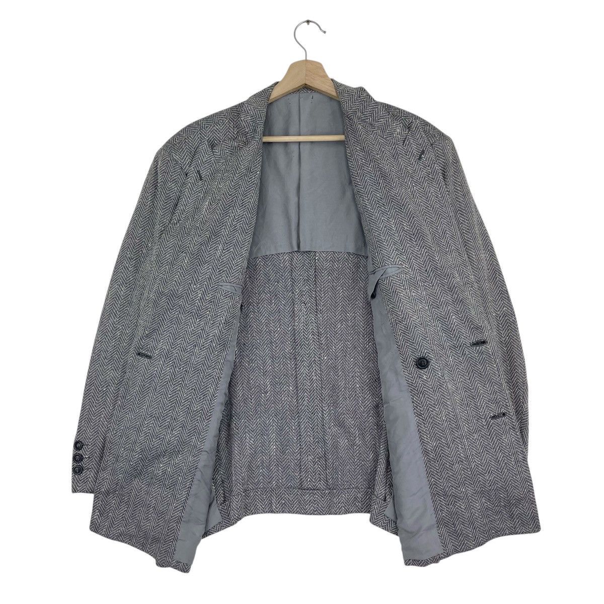 Issey Miyake Issey Miyake Men Double Breasted Wool Coat Size US M / EU 48-50 / 2 - 5 Thumbnail