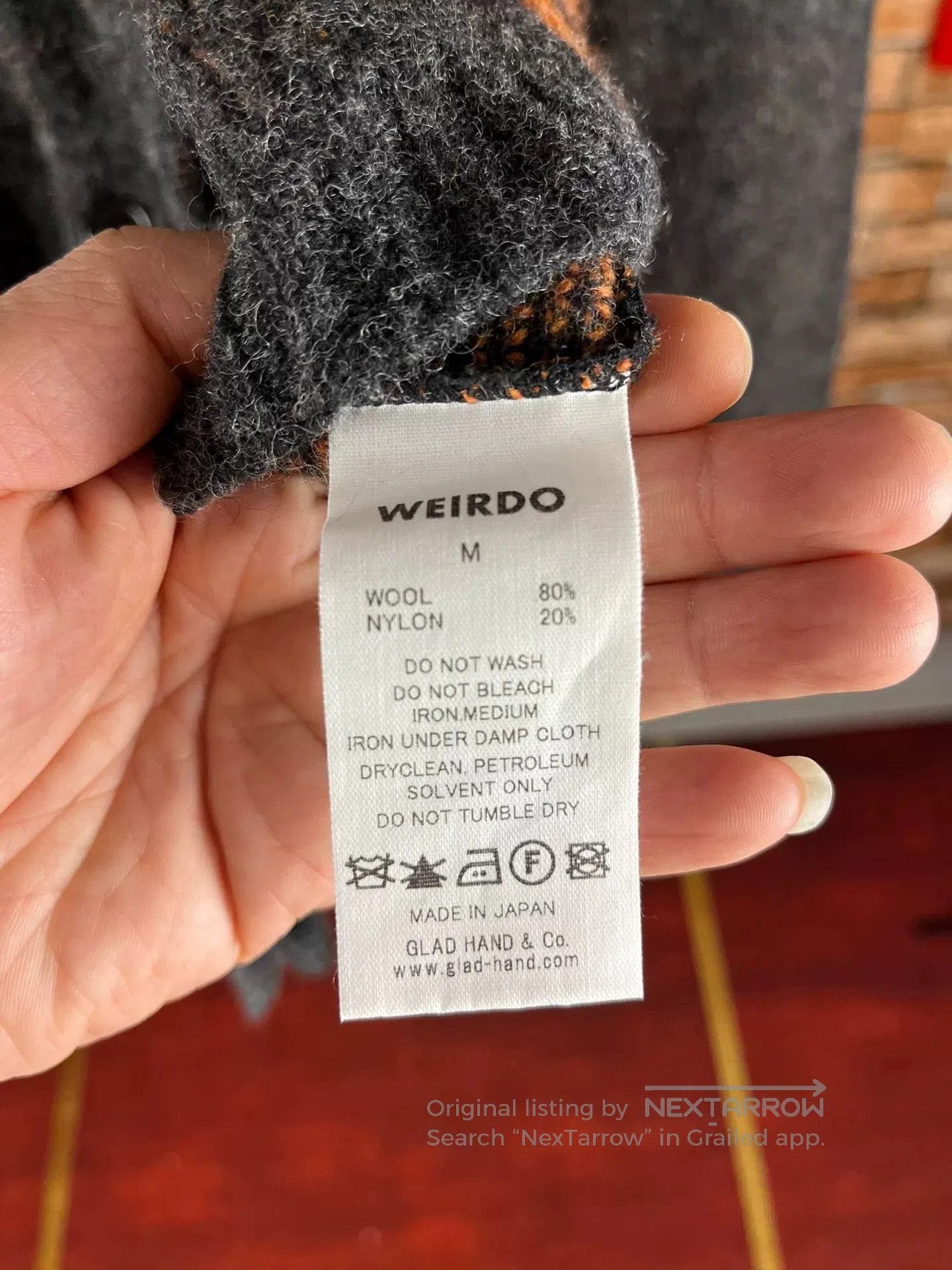 Wacko Maria Weirdo Tiger Cardigan Classic Design. Size US M / EU 48-50 / 2 - 3 Thumbnail
