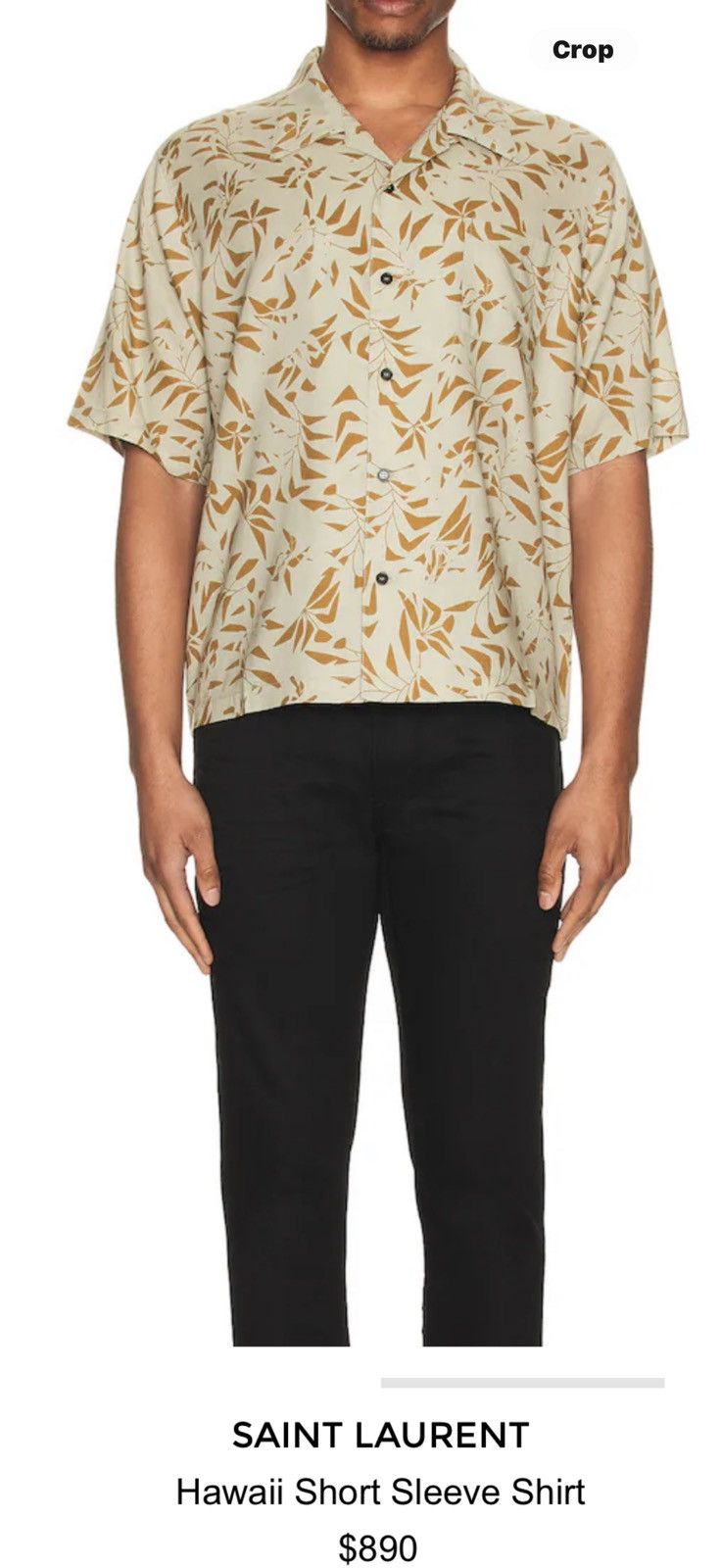 Saint Laurent Paris Saint Laurent men Hawaiian shirt. S. $890 Size US S / EU 44-46 / 1 - 1 Thumbnail