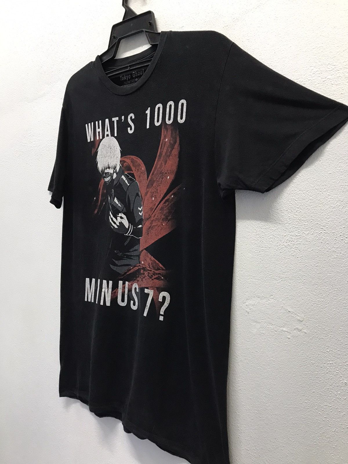 Anime × Japanese Brand Vintage Tokyo Ghoul What’s 1000 Minus 7 Shirt Size US L / EU 52-54 / 3 - 4 Thumbnail