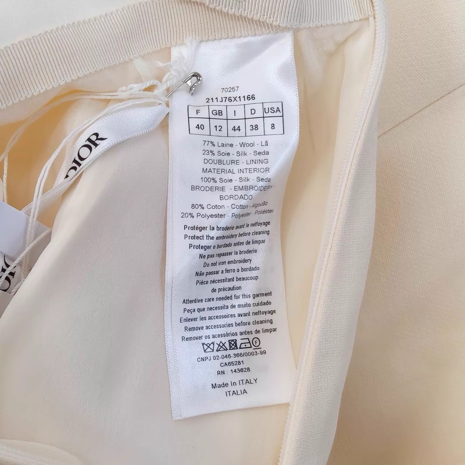 Dior Dior skirt with tags Size 28" / US 6 / IT 42 - 4 Thumbnail