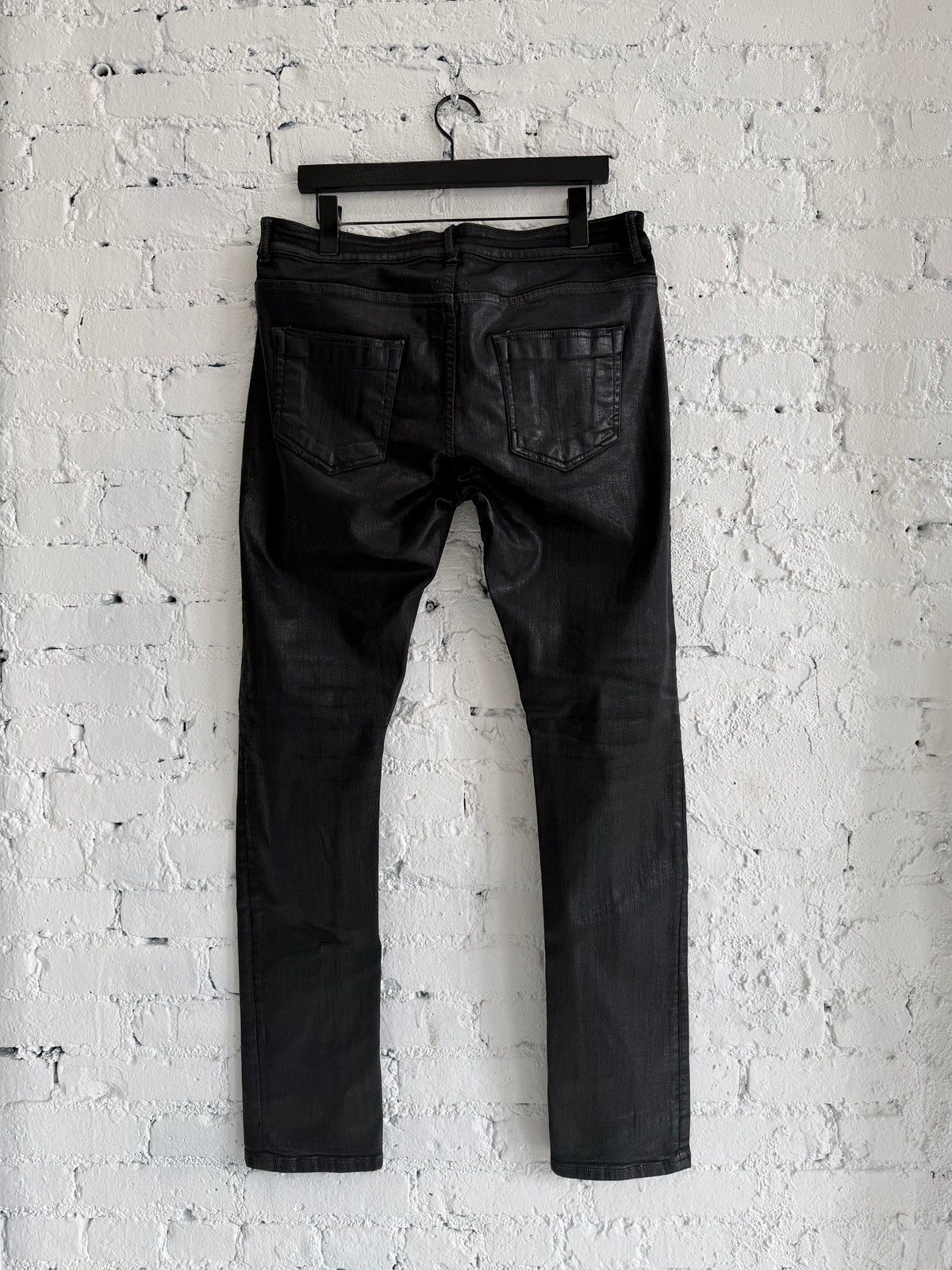 Rick Owens RICK OWENS WAX COATED DENIM Size US 34 / EU 50 - 2 Thumbnail