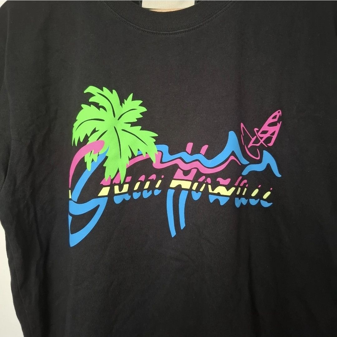 Gucci GUCCI Hawaii Beach Print Black T Shirt Size US XS / EU 42 / 0 - 4 Thumbnail