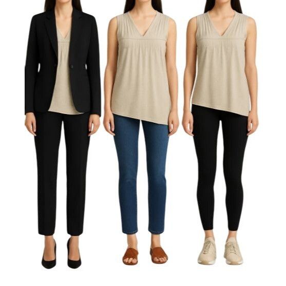 Other Lisa Rinna Beige Top Small Lightweight Minimalist Cottage co Size S / US 4 / IT 40 - 1 Thumbnail