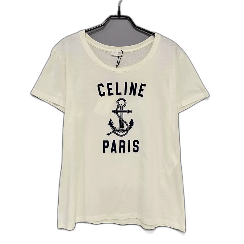 Celine Celine Anchor Logo Short Sleeve T-shirt Size L / US 10 / IT 46 - 1 Thumbnail