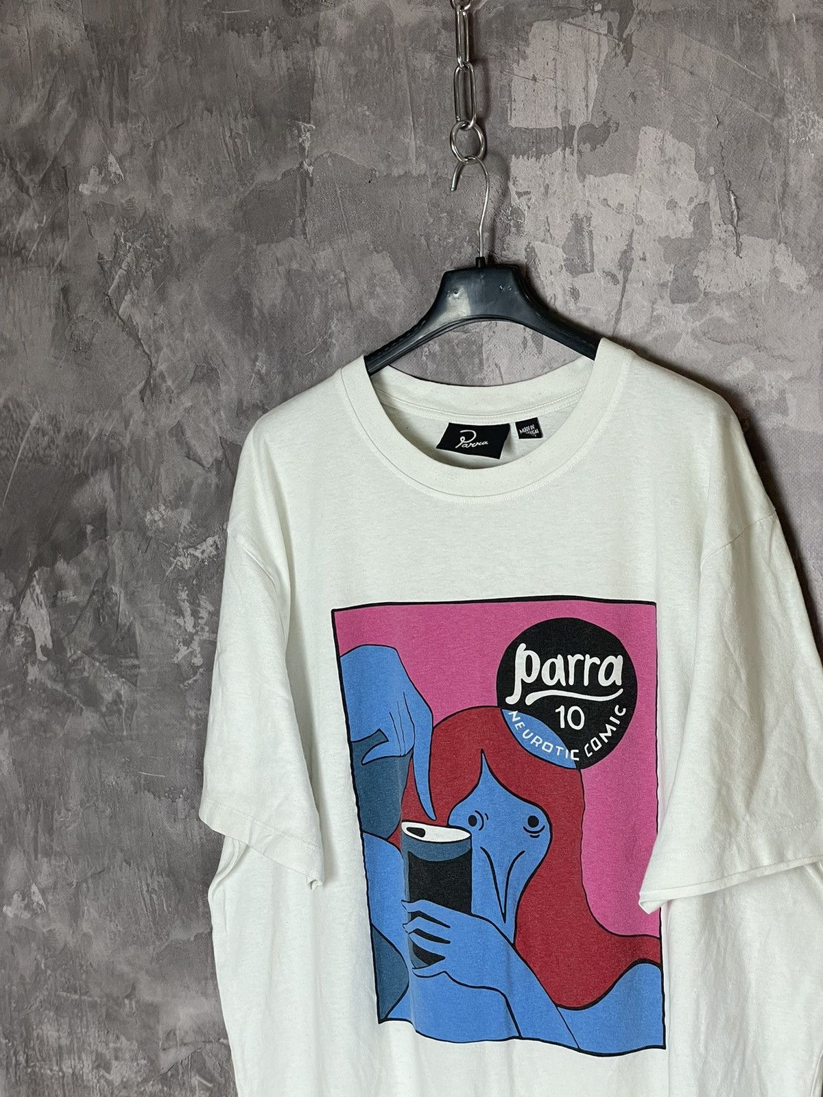 Hypebeast By Parra Men’s Graphic T Shirt in White Size XL Size US XL / EU 56 / 4 - 8 Thumbnail