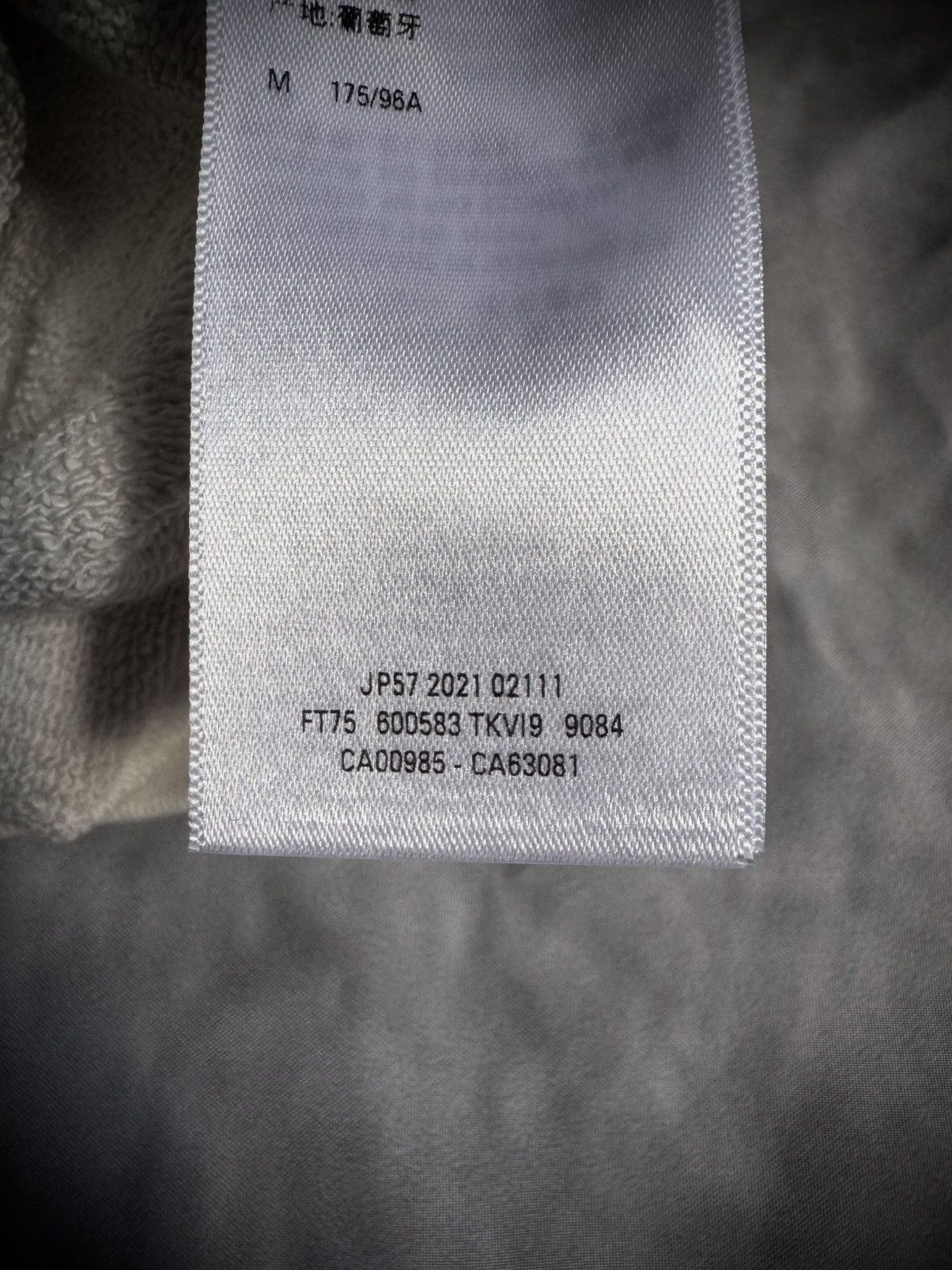 Balenciaga embroidered campaing political logo