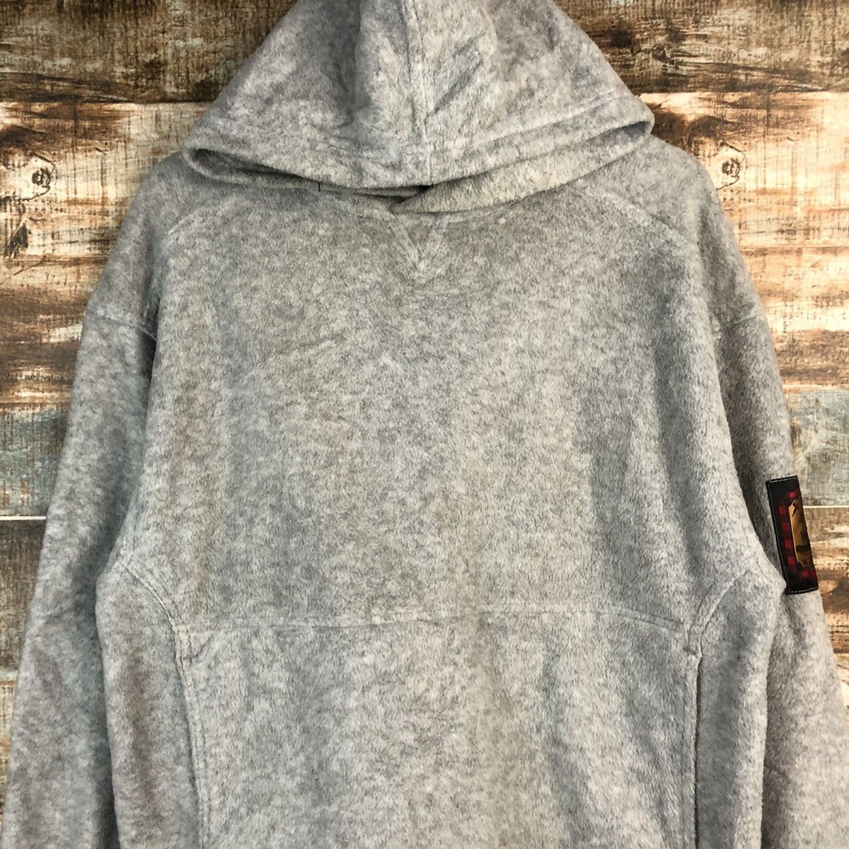 Woolrich Woolen Mills Wool Rich Grey Hoodie #A2314 Size US S / EU 44-46 / 1 - 5 Thumbnail