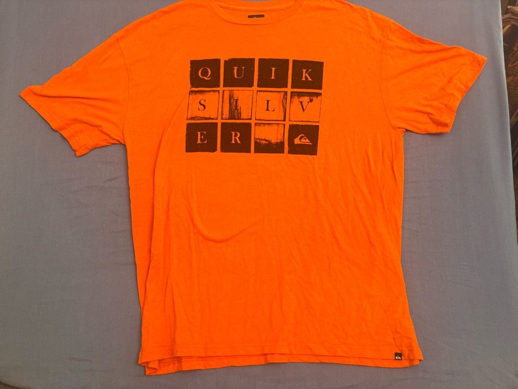 Quiksilver Men's Quiksilver T-Shirt XXL Orange Size US XXL / EU 58 / 5 - 1 Thumbnail