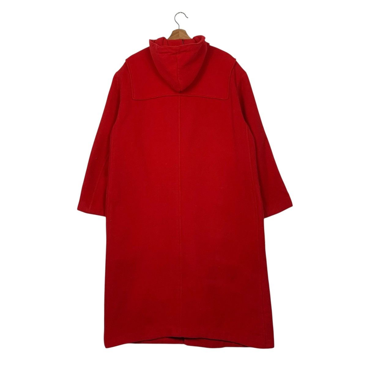 Japanese Brand Mademoiselle Non Non Red Wool Duffle Coat Size M / US 6-8 / IT 42-44 - 7 Thumbnail