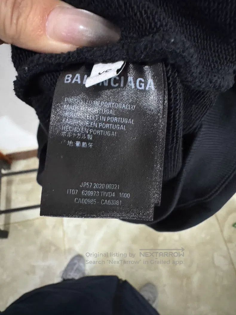 Balenciaga Balenciaga Letter Printed Classic Hoodie Size US XS / EU 42 / 0 - 5 Thumbnail
