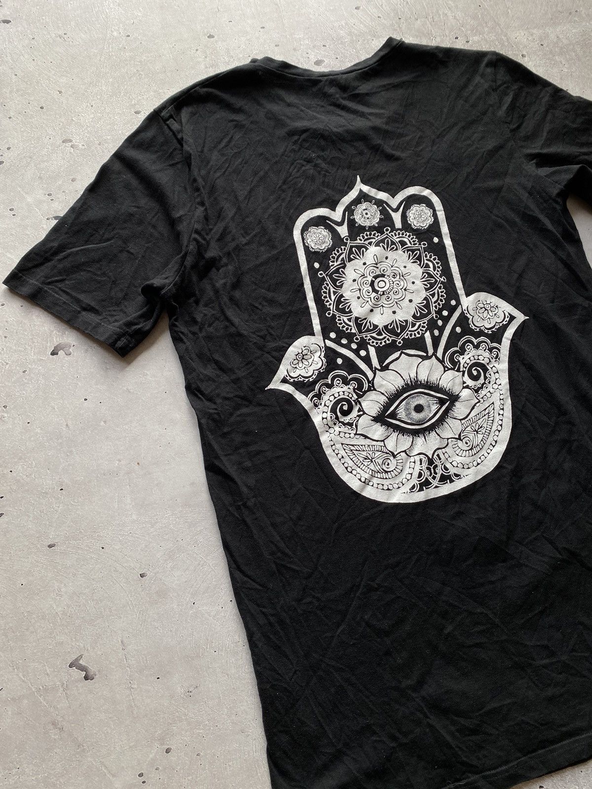 Jaded London Rare Jaded London Big Hand Vintage UK Drill T shirt Y2K Size US L / EU 52-54 / 3 - 2 Thumbnail