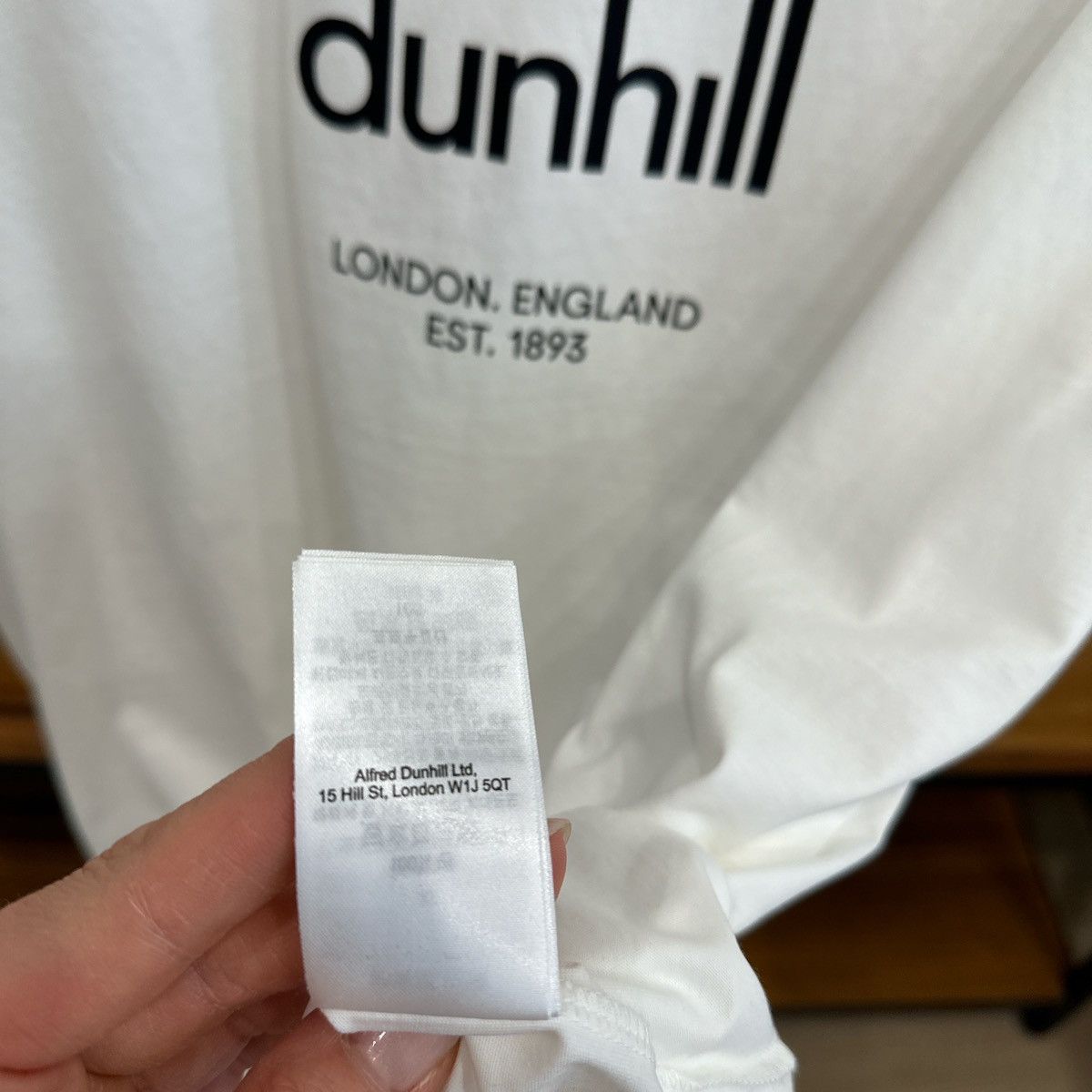 Alfred Dunhill Dunhill London Logo T-Shirt – Size XL Size US XL / EU 56 / 4 - 4 Thumbnail