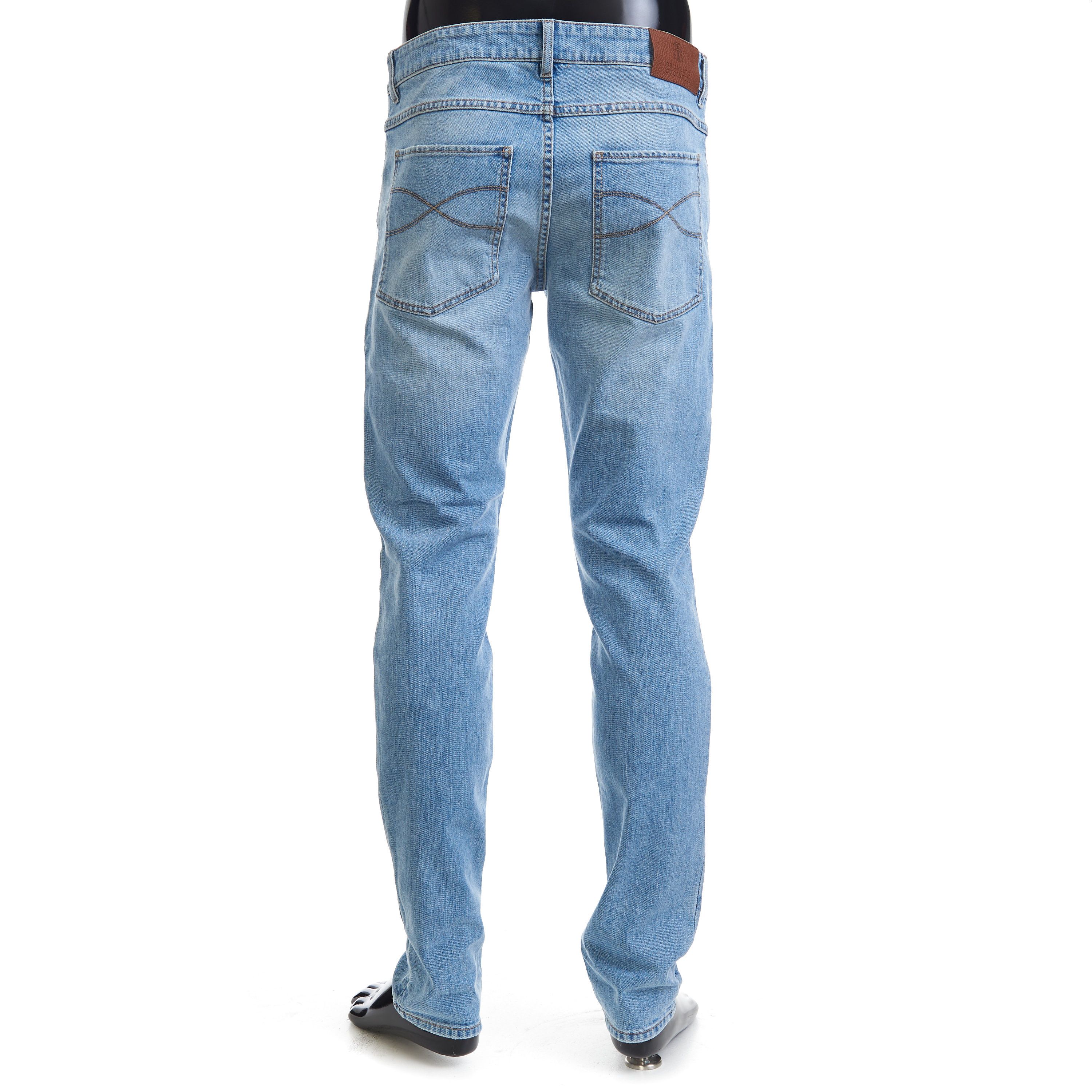 Brunello Cucinelli Slim Fit Five Pocket Jeans In Light Blue Denim Size US 44 / EU 60 - 5 Thumbnail
