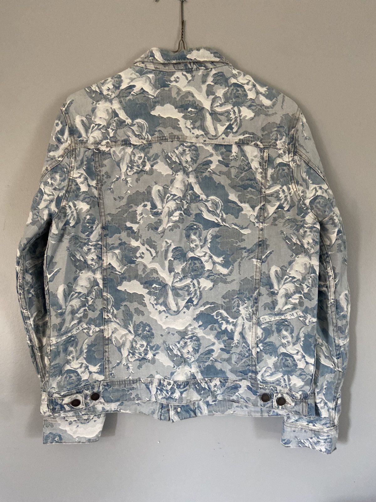 Supreme Supreme Cherub Denim Trucker Jacket FW16 Angels Size US L / EU 52-54 / 3 - 3 Thumbnail