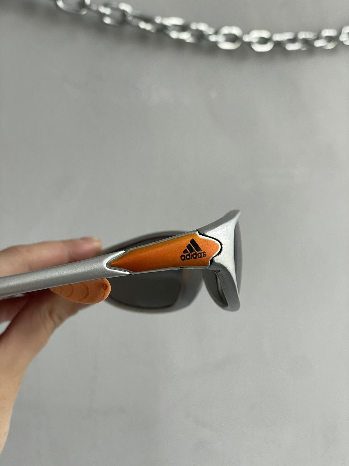 Adidas Vintage Oakley style adidas 90s sunglasses Size ONE SIZE - 9 Thumbnail