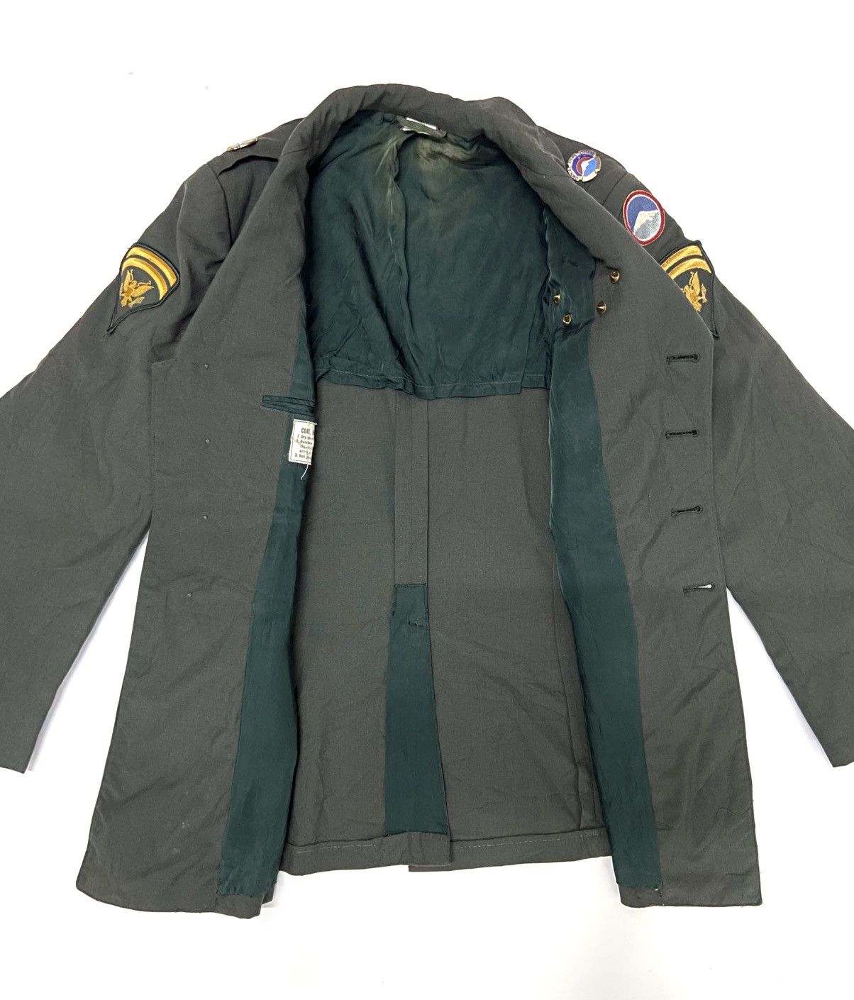 Vintage VINTAGE DLA US MILITARY COAT. Size 38L - 3 Thumbnail