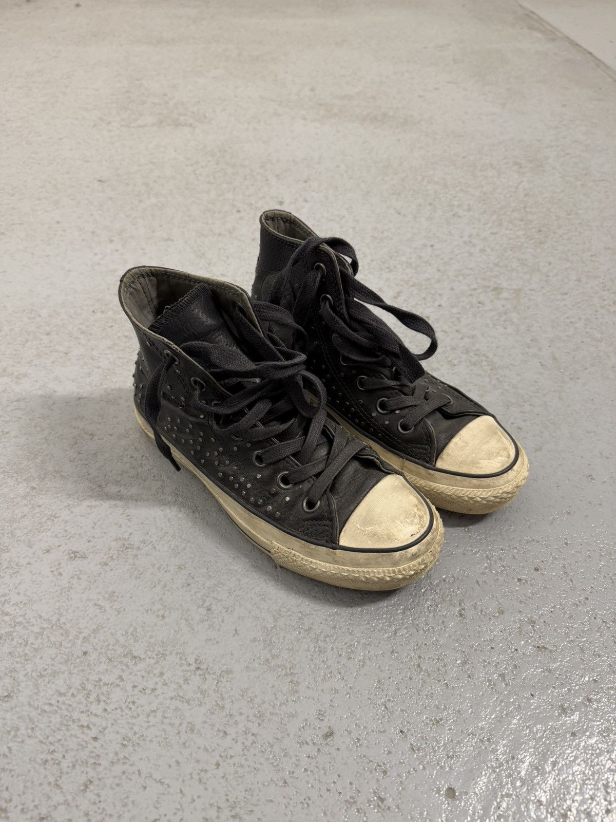 Converse John Varvatos X Converse Leather Studded Sneakers Size US 6.5 / IT 36.5 - 1 Thumbnail