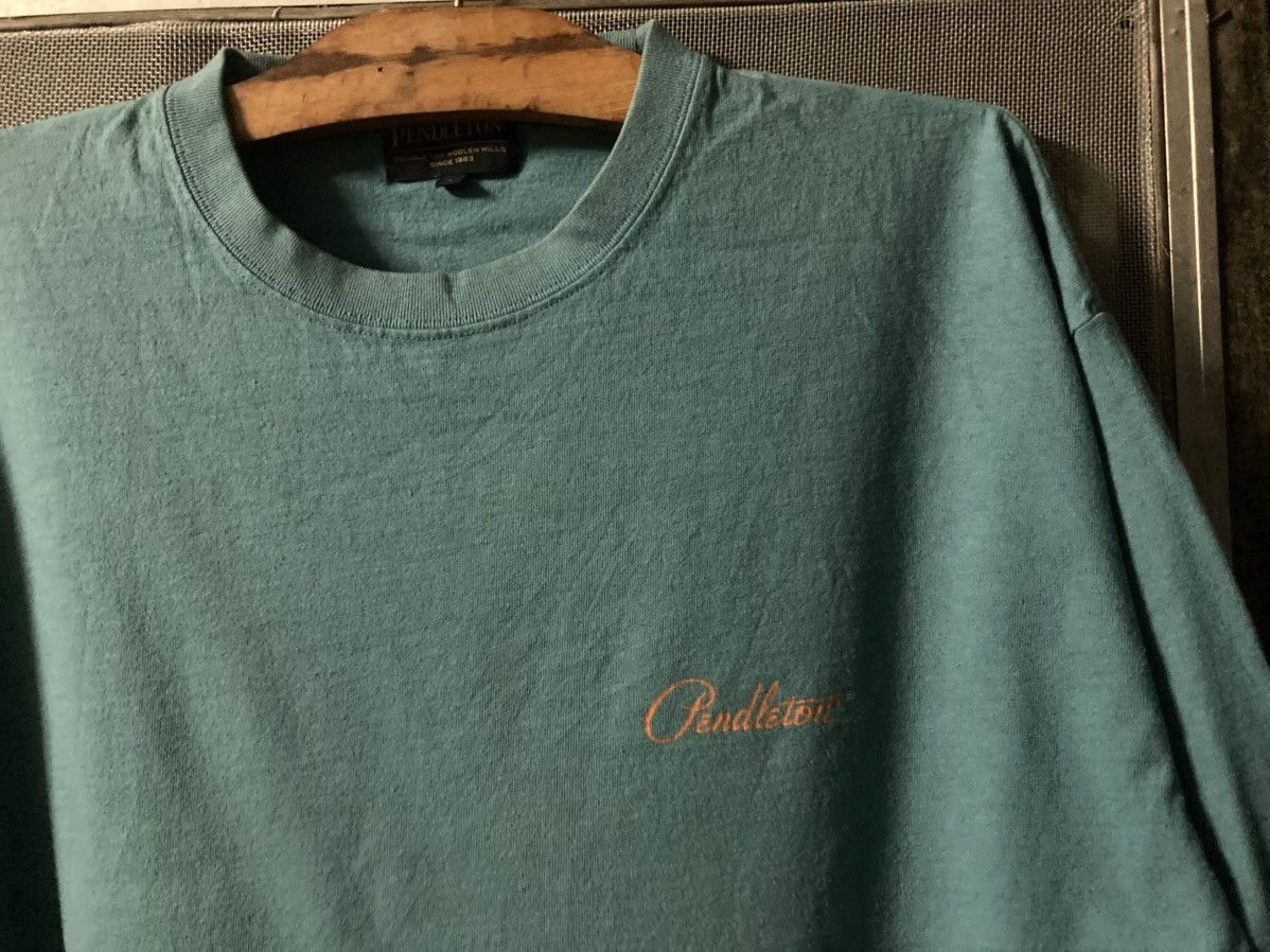 Pendleton Vintage T-shirt Pendleton Long Sleeve Size US XL / EU 56 / 4 - 4 Thumbnail