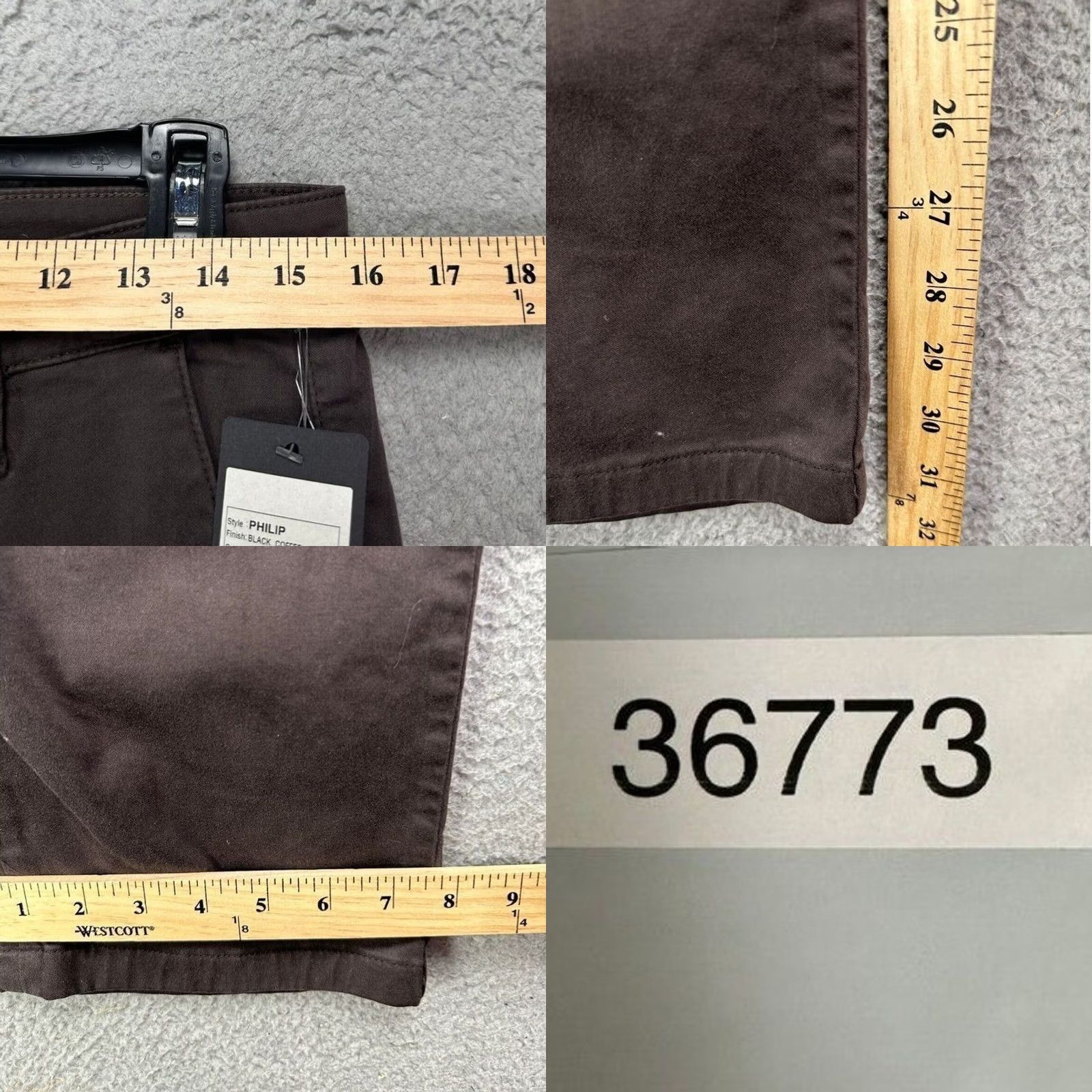 Vintage Mavi Jeans Philip Khakis Pants Mens 30 Inseam 32 Relaxed Straight Brown Stretch Cotton Spandex Workwear Casual Mens Size US 30 / EU 46 - 8 Thumbnail