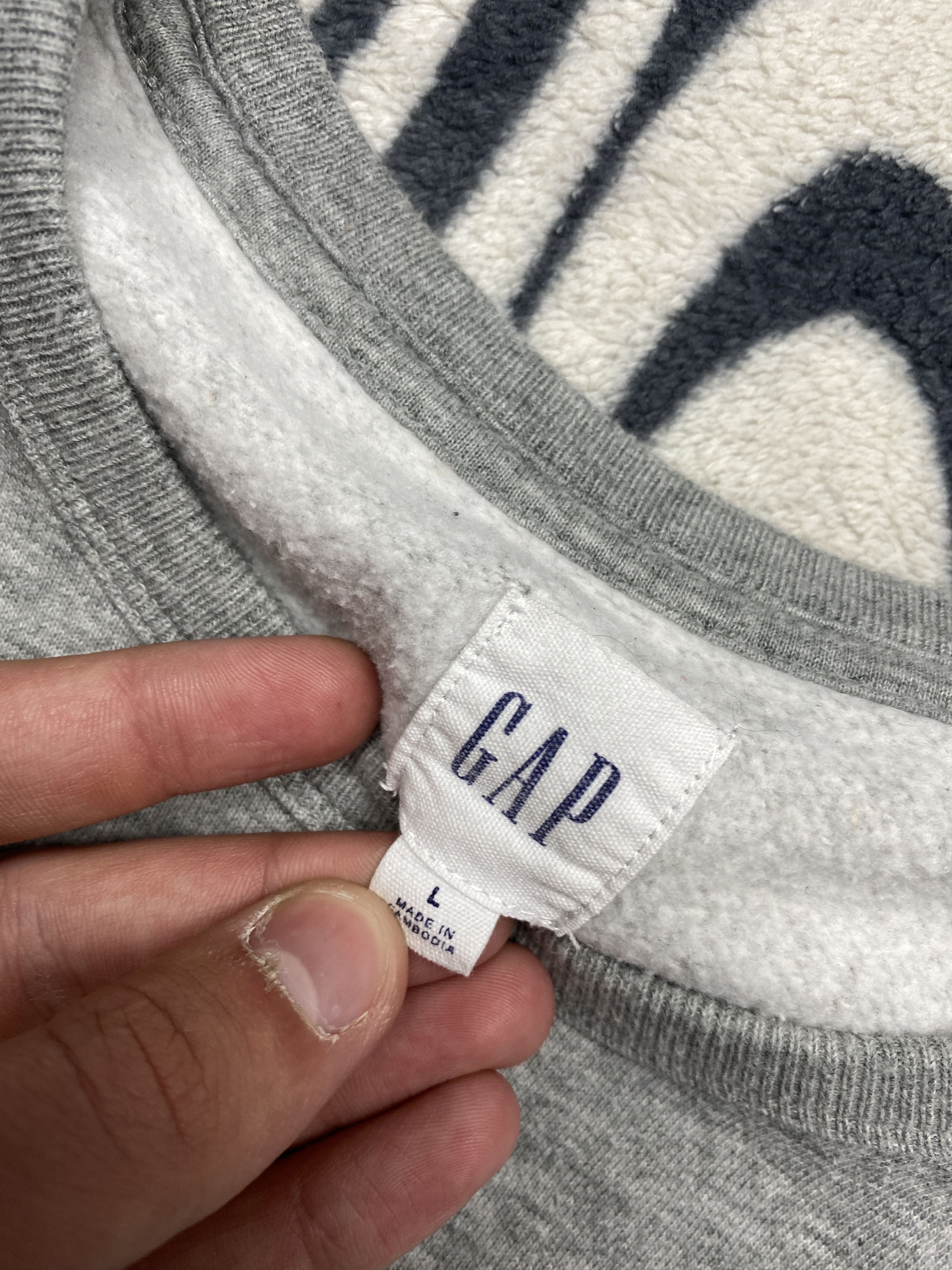 Gap × Vintage Gap Vintage Big Logo Sweatshirt Y2K Size US L / EU 52-54 / 3 - 4 Thumbnail