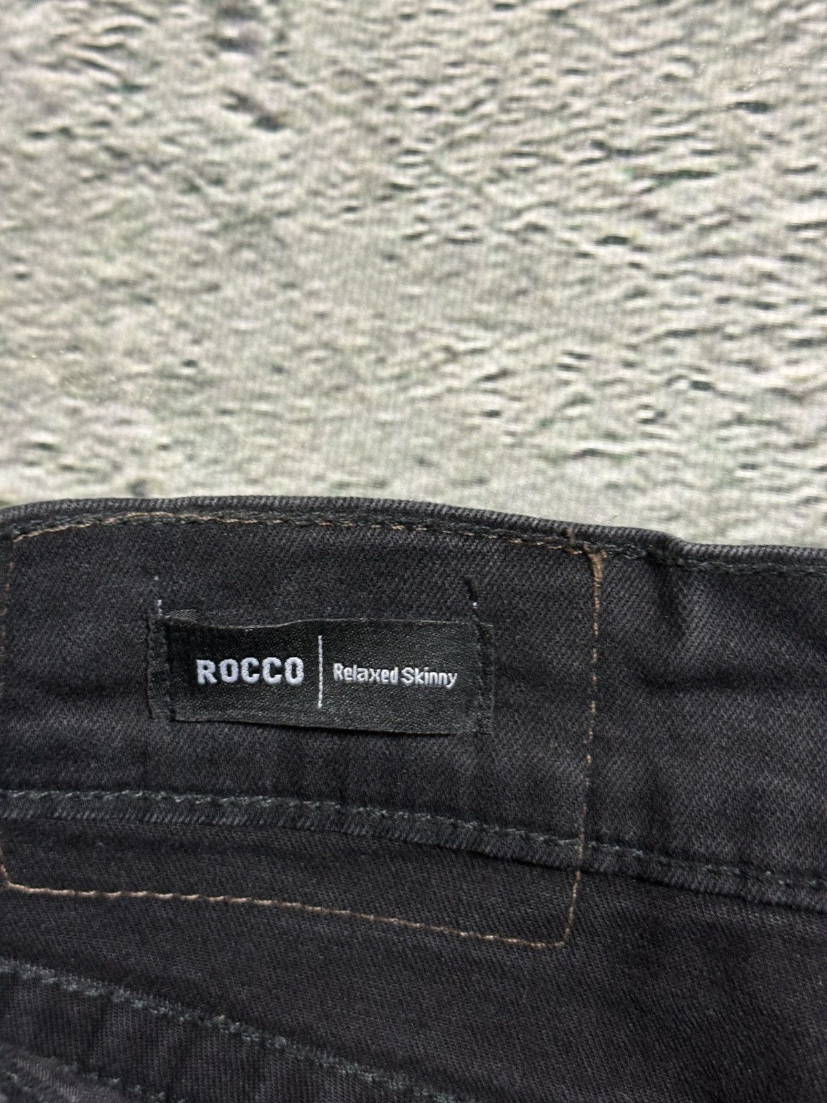 True Religion True Religion black jeans white thick stitching Y2K Rocco Size US 34 / EU 50 - 9 Thumbnail