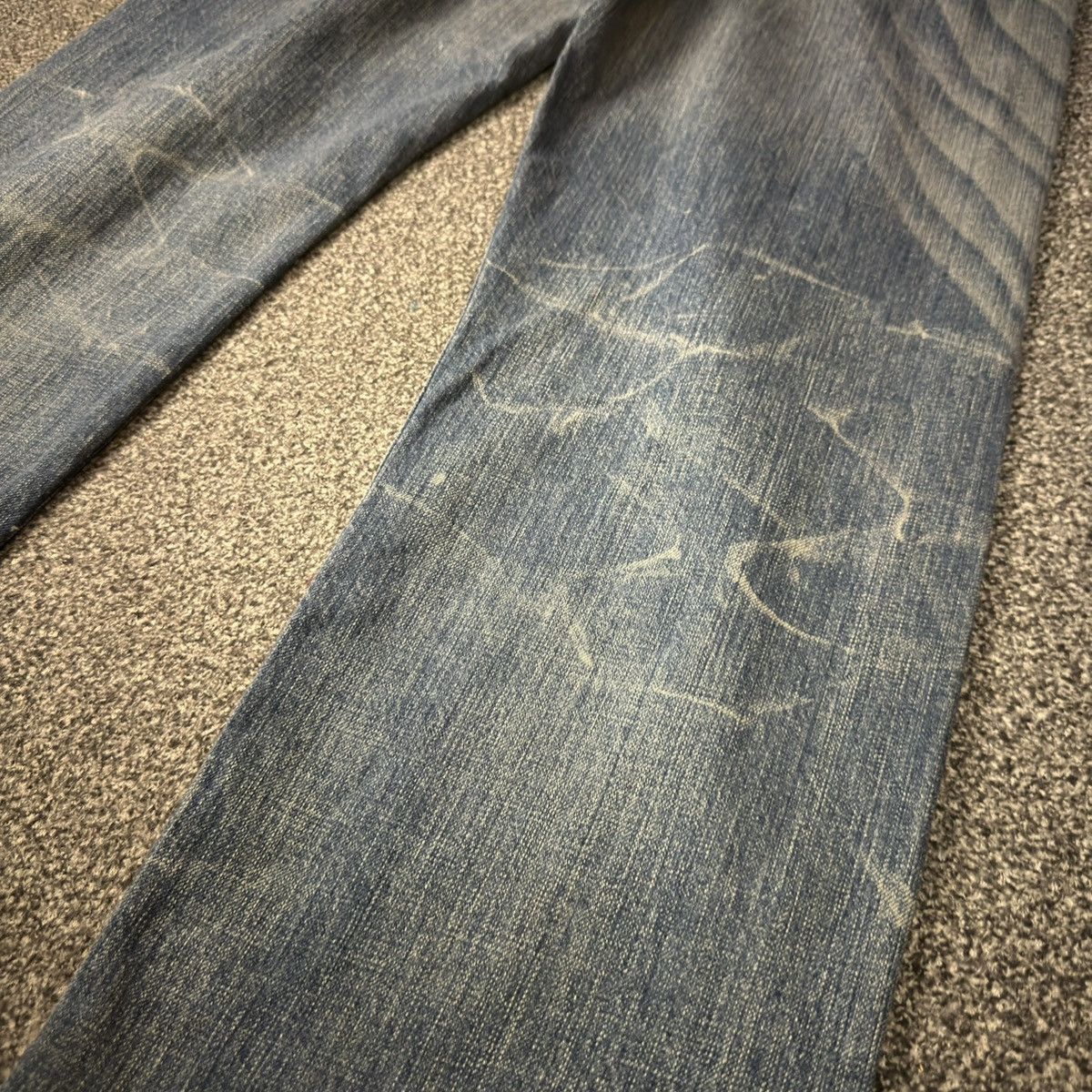 If Six Was Nine 🔥🇺🇸 Vintage 2004 Levis 501 Straight Faded Aging Denim W34 Size US 34 / EU 50 - 10 Thumbnail
