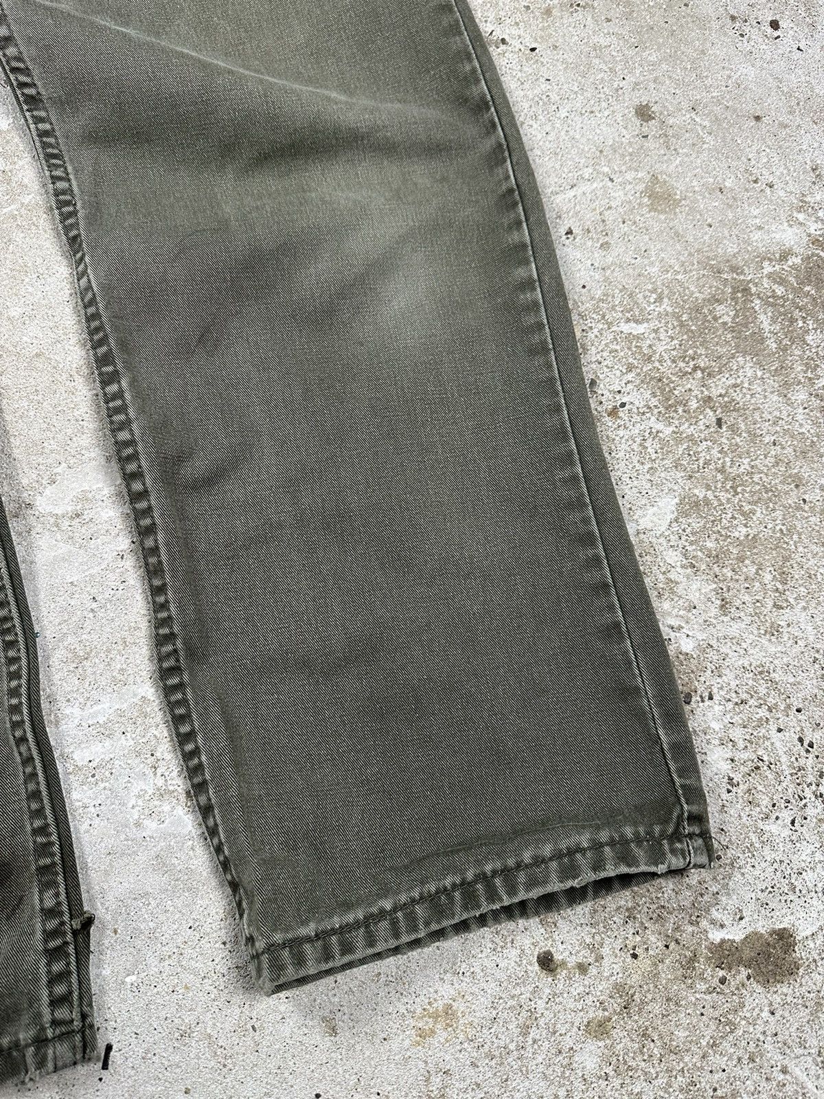 Levi's × Vintage Vintage 90s Levi’s Distressed Khaki Denim Pants Relaxed Size US 28 / EU 44 - 3 Thumbnail