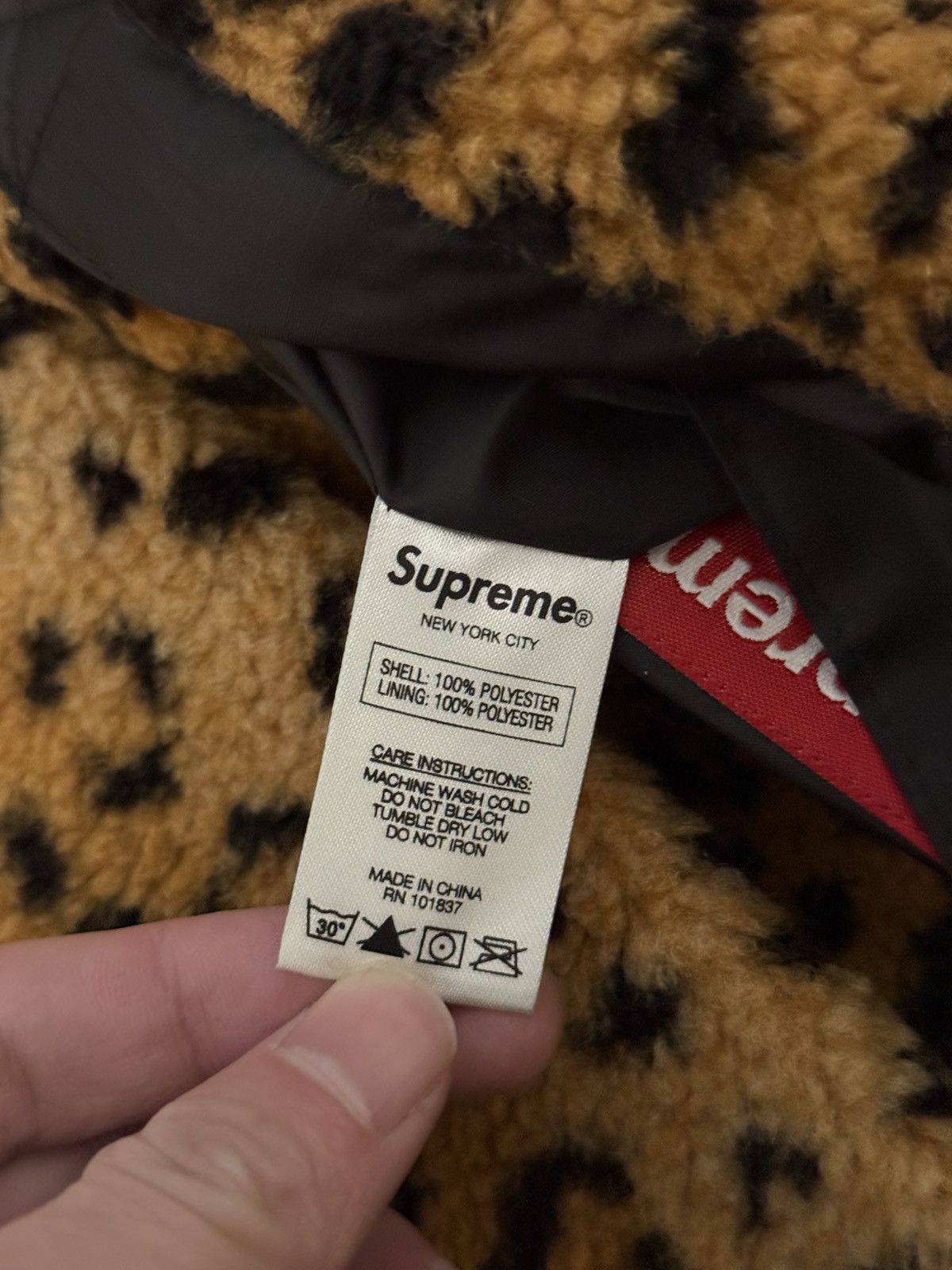 Supreme Supreme reversible yellow leopard fleece reversible Jacket Size US L / EU 52-54 / 3 - 6 Thumbnail