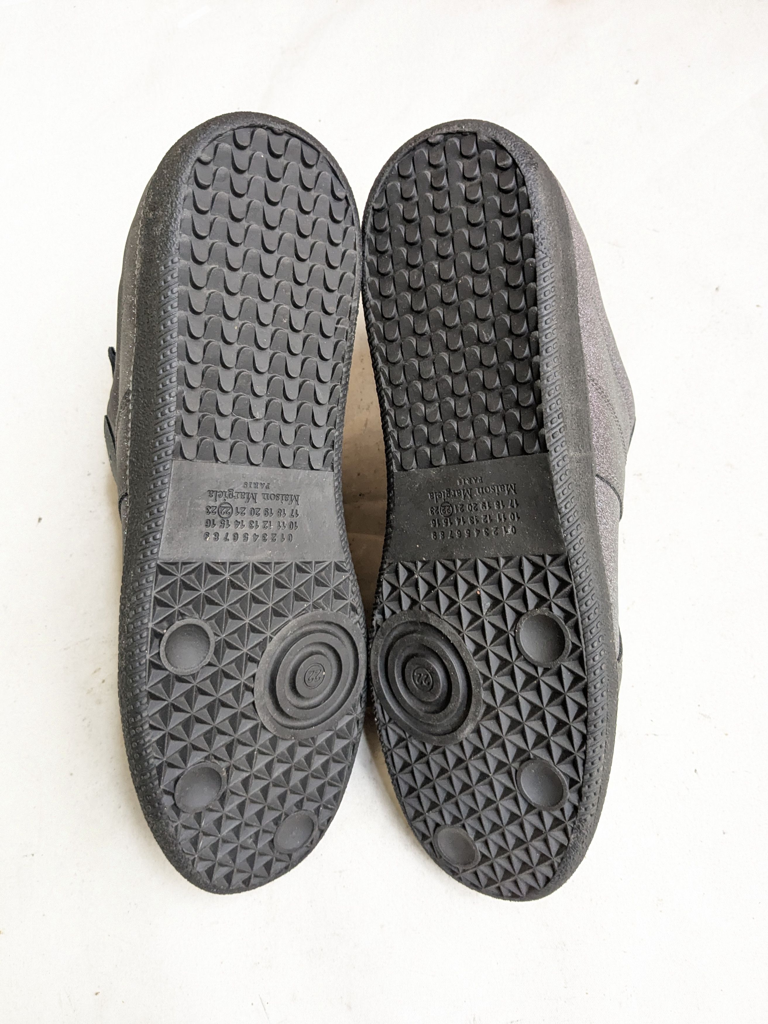 Maison Margiela Maison Margiela GAT Replica Glitter Black 12 45 Low Tops Size US 12 / EU 45 - 19 Thumbnail