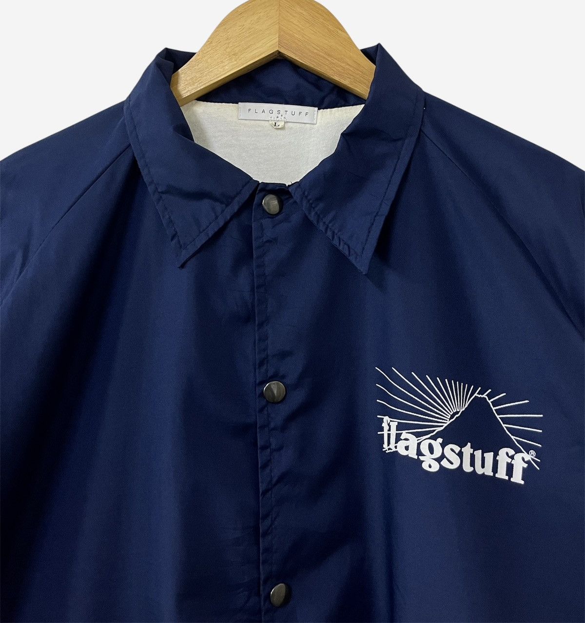 Flagstuff FLAGSTUFF IMPARTIAL TO EVERYTHING JAPAN COAT COACH JACKET Size US L / EU 52-54 / 3 - 3 Thumbnail