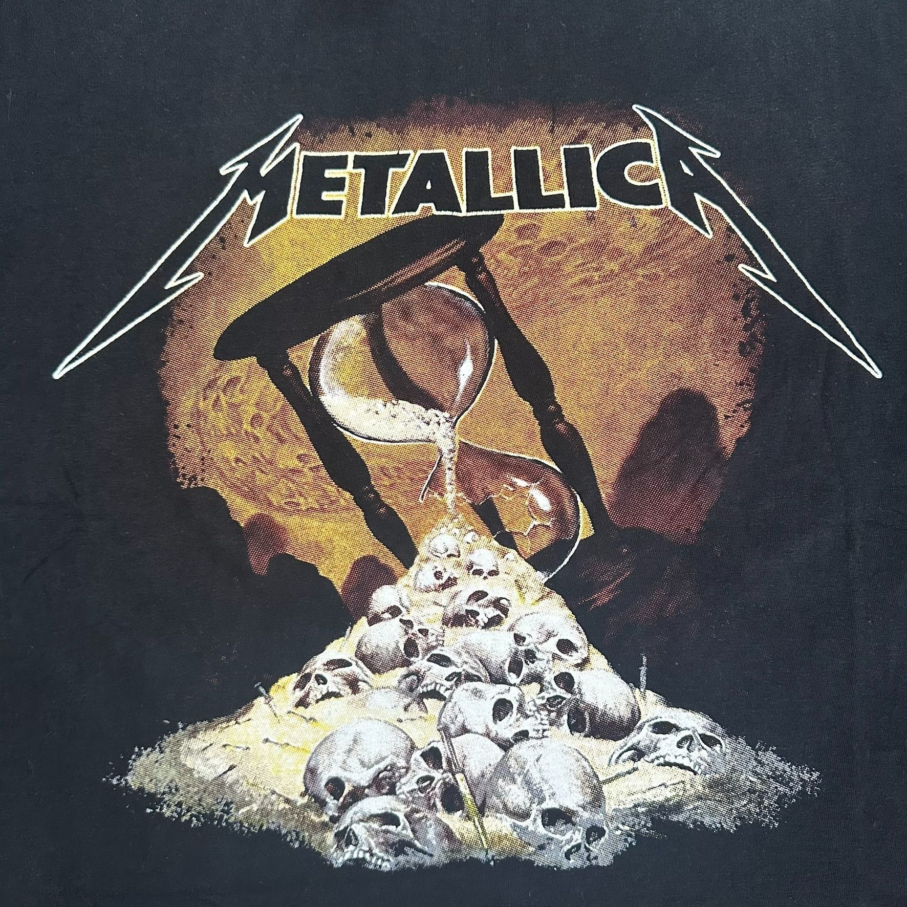 Metallica Vintage 90s Metallica Band T-Shirt Skull Hourglass Metal Tee Size US L / EU 52-54 / 3 - 2 Thumbnail