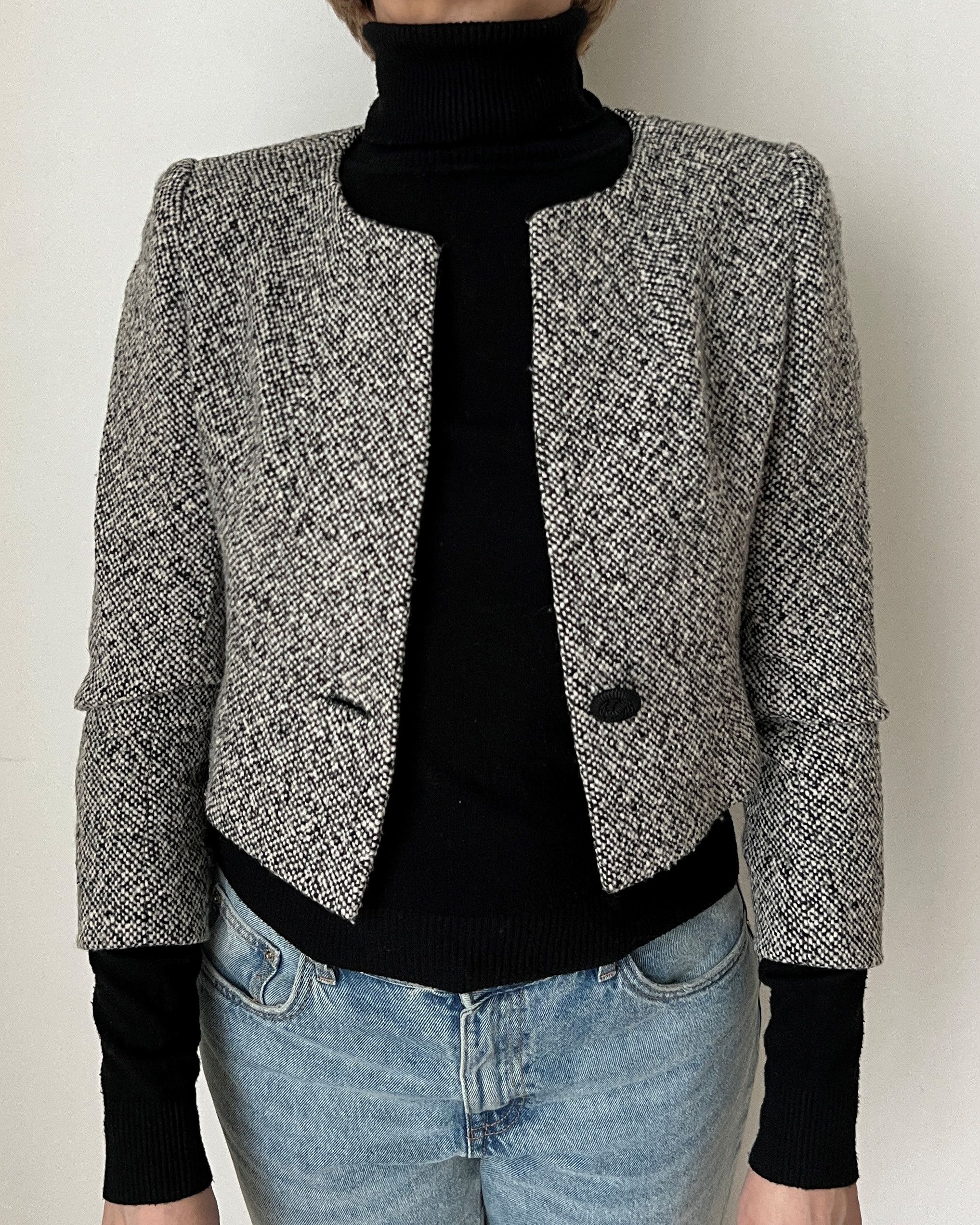Yves Saint Laurent VINTAGE Y2K YVES SAINT LAURENT VARIATION 1996 BLAZER JACKET Size S / US 4 / IT 40 - 3 Thumbnail