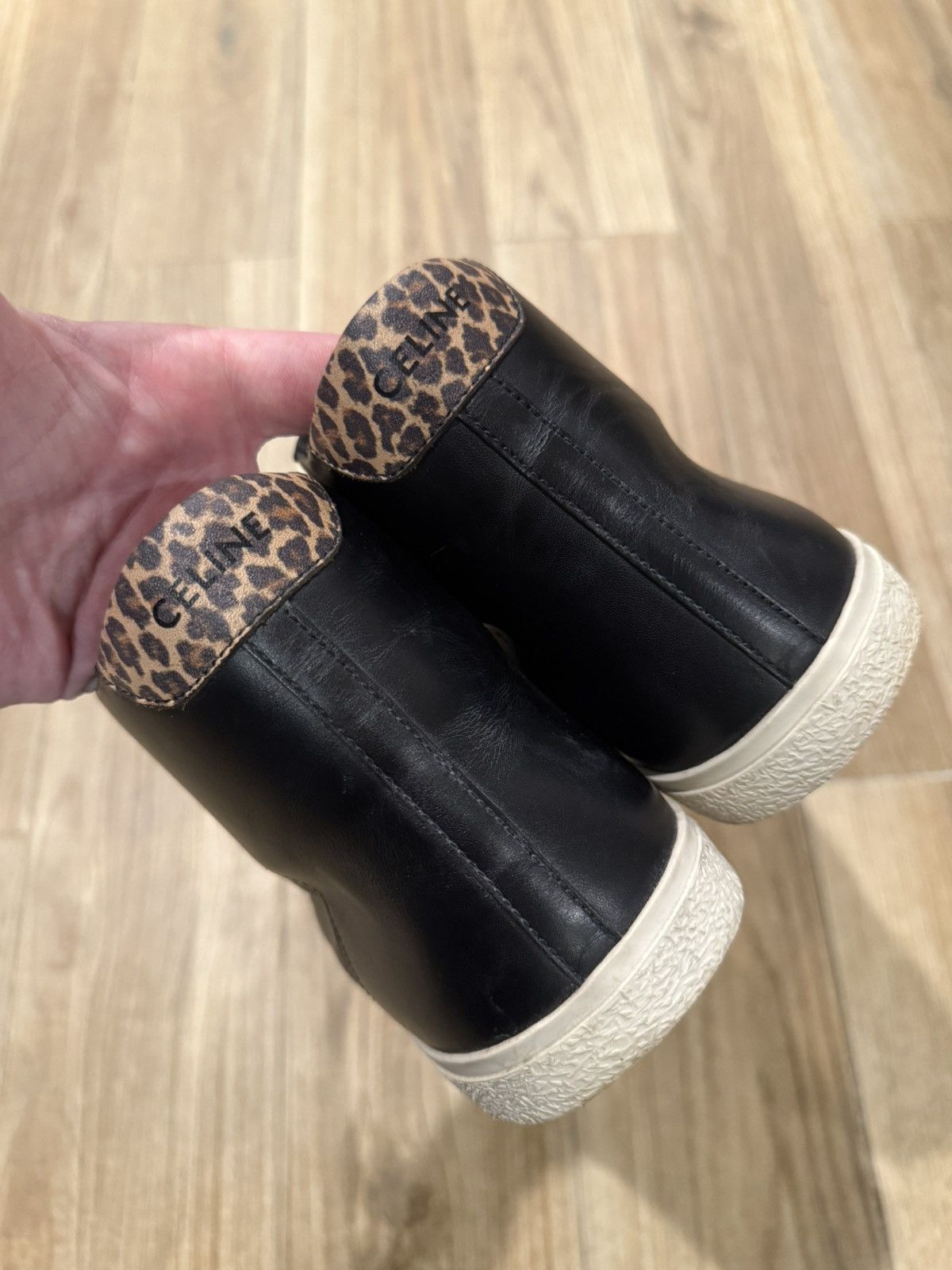 Celine Celine Triomphe High Top Sneakers Size US 9 / EU 42 - 4 Thumbnail