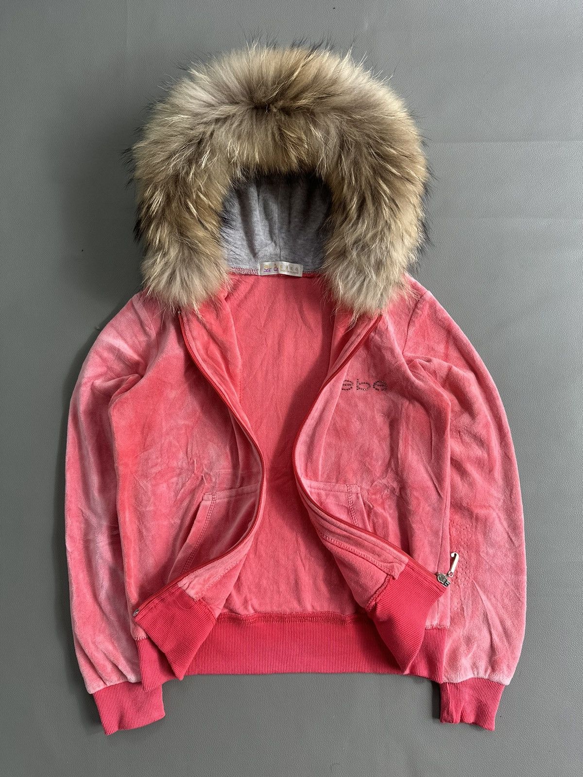 Japanese Brand LIKE A VELVET BEBE GLITTER FUR ZIP HOODIE IFSIX LGB STYLE Size S / US 4 / IT 40 - 7 Thumbnail