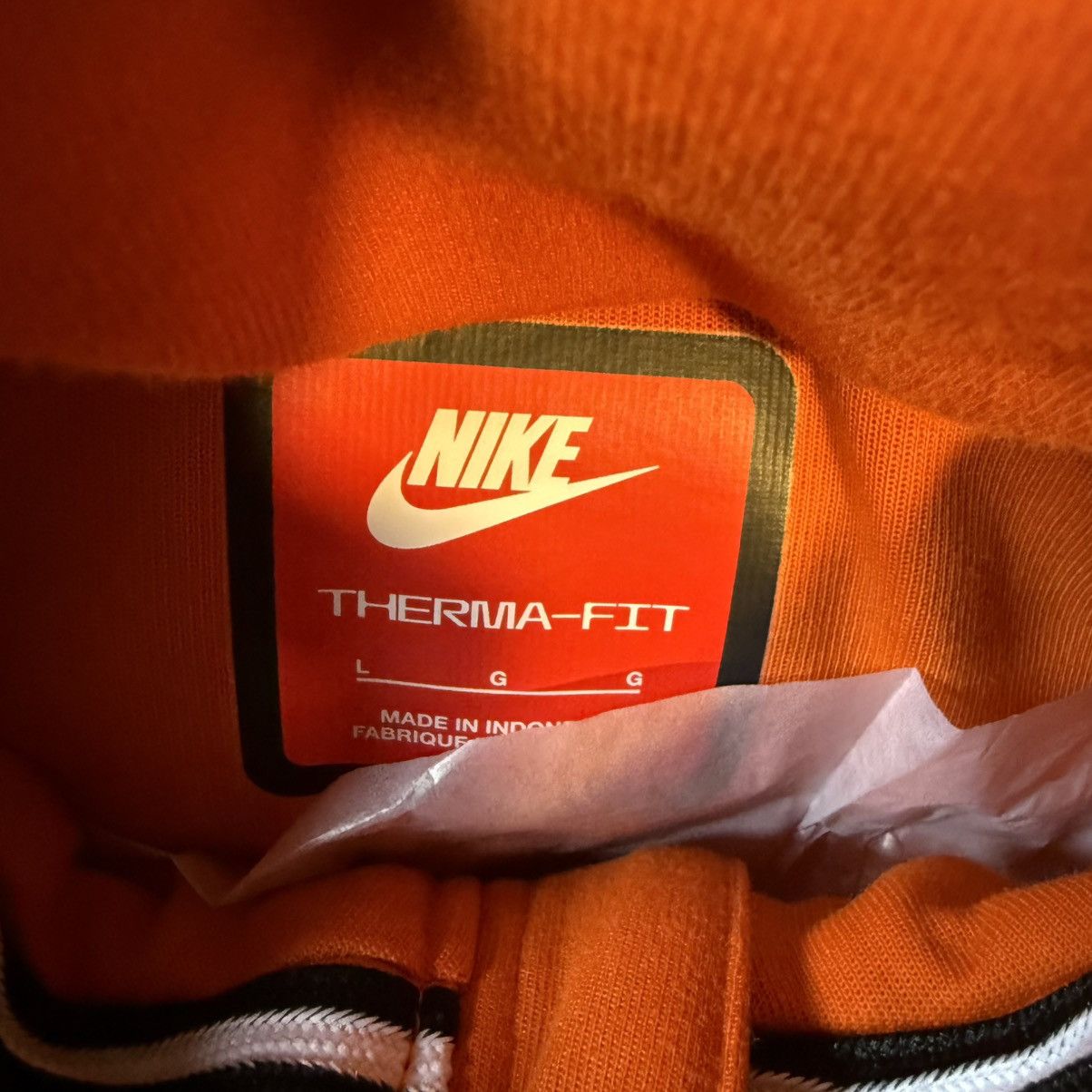 Nike 🔥Nike Therma-Fit Down Fill Zip Puffer Jacket Orange Men L Size US L / EU 52-54 / 3 - 3 Thumbnail