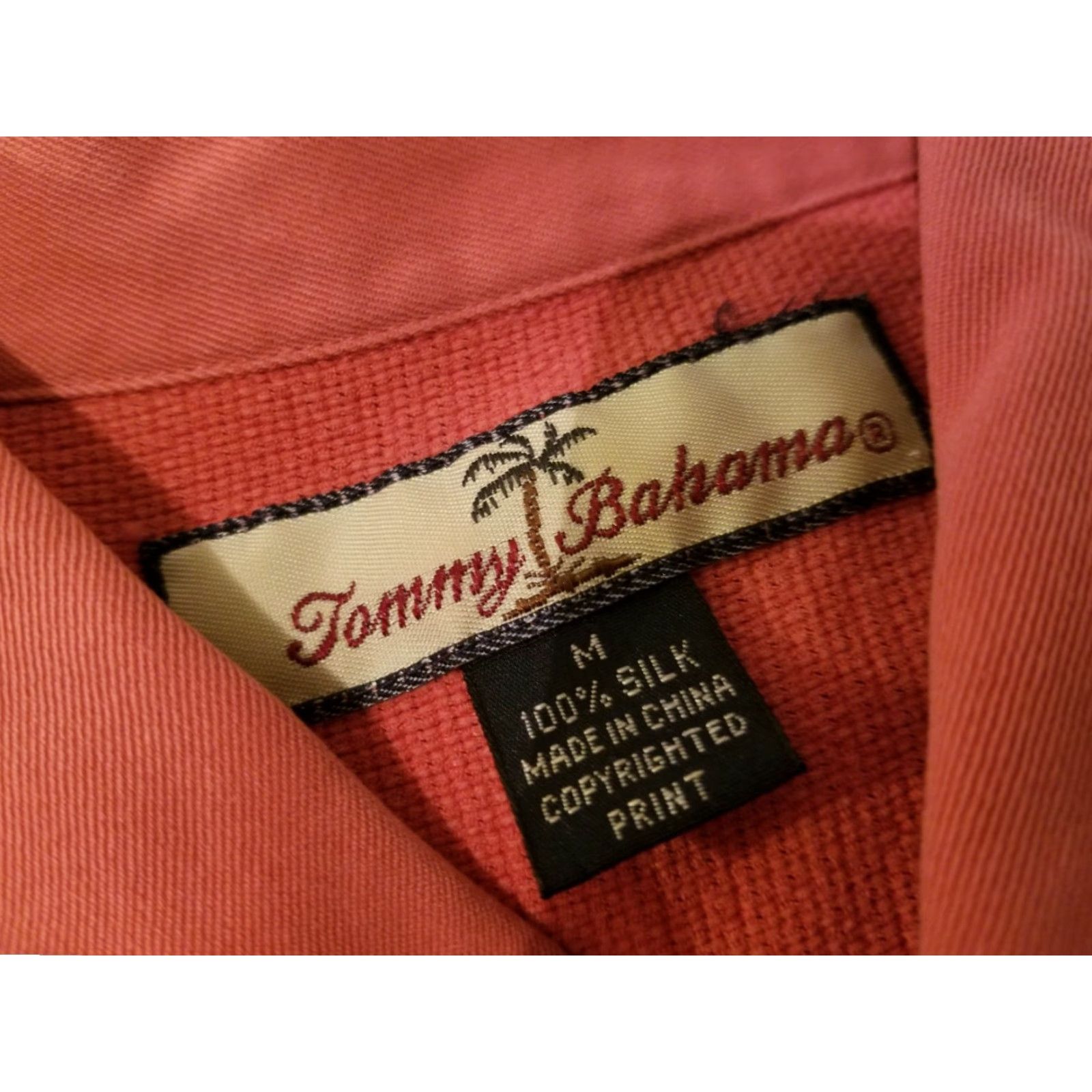 Tommy Bahama Tommy Bahama Silk Shirt Mens M Red Short Sleeve Button-Up Shirt Size US M / EU 48-50 / 2 - 3 Thumbnail