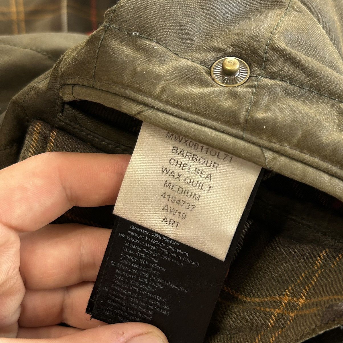 Barbour Barbour Chelsea Quilted Field Wax Jacket Size US M / EU 48-50 / 2 - 20 Thumbnail