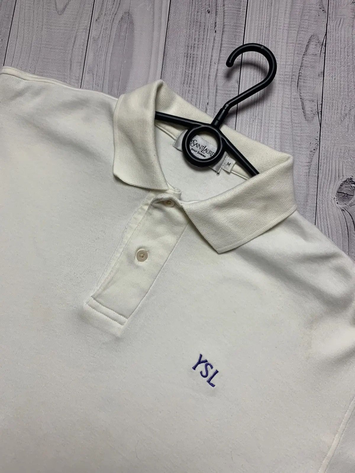 Yves Saint Laurent Vintage Polo shirt Yves Saint Laurent rare YSL logo Size US M / EU 48-50 / 2 - 9 Thumbnail