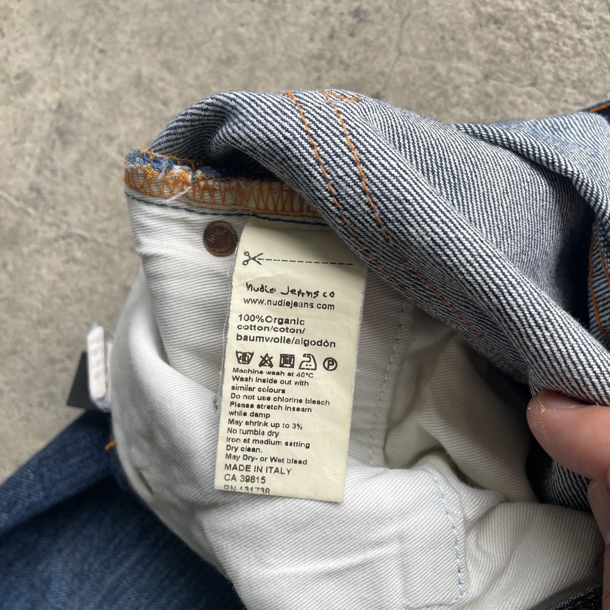 Nudie Jeans W32x31 Vintage Nudie Jeans Faded FlyButton Denim Pants Size US 32 / EU 48 - 8 Thumbnail