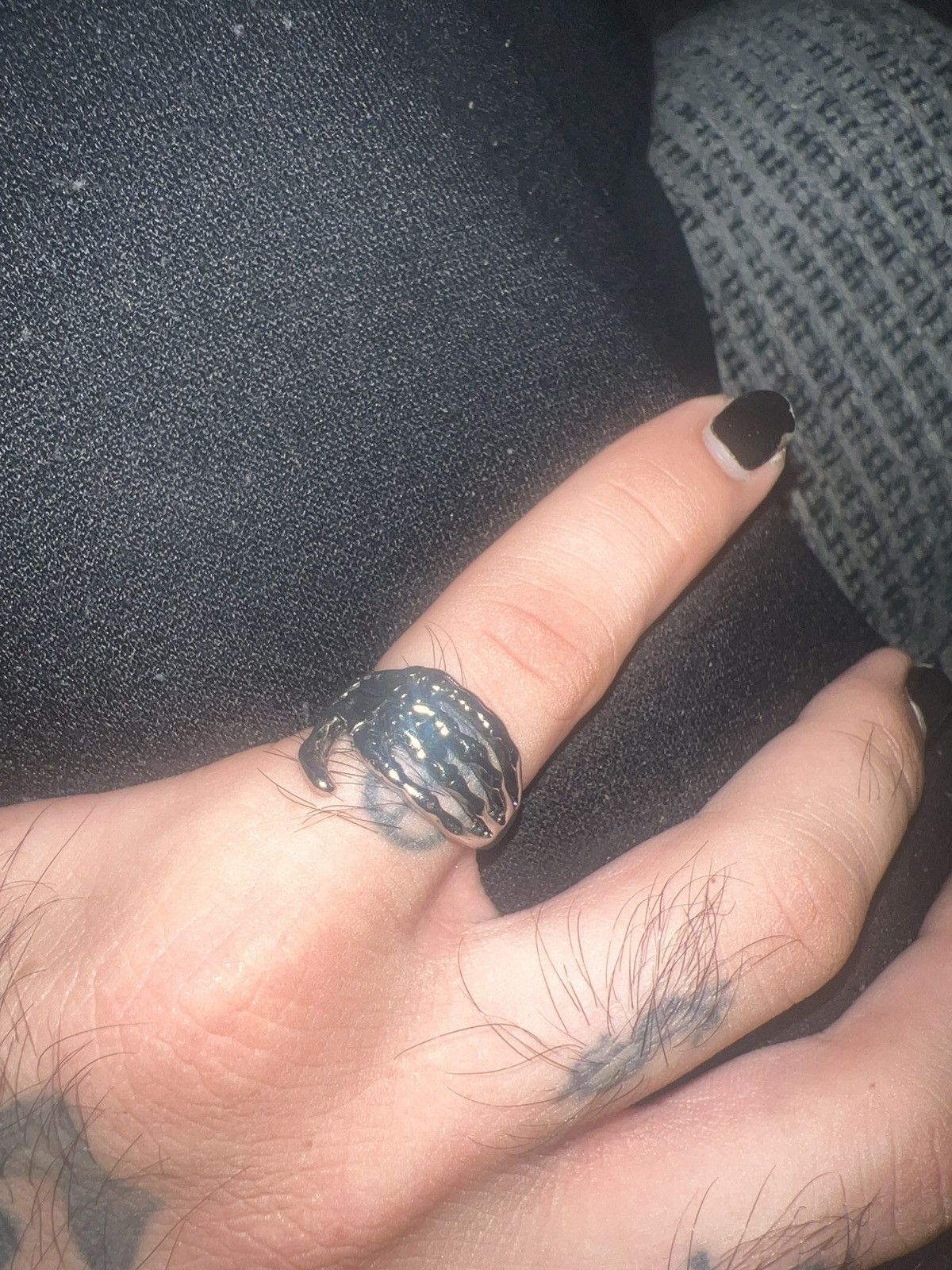 Jewelry Skeleton Hand Ring Size ONE SIZE - 1 Thumbnail