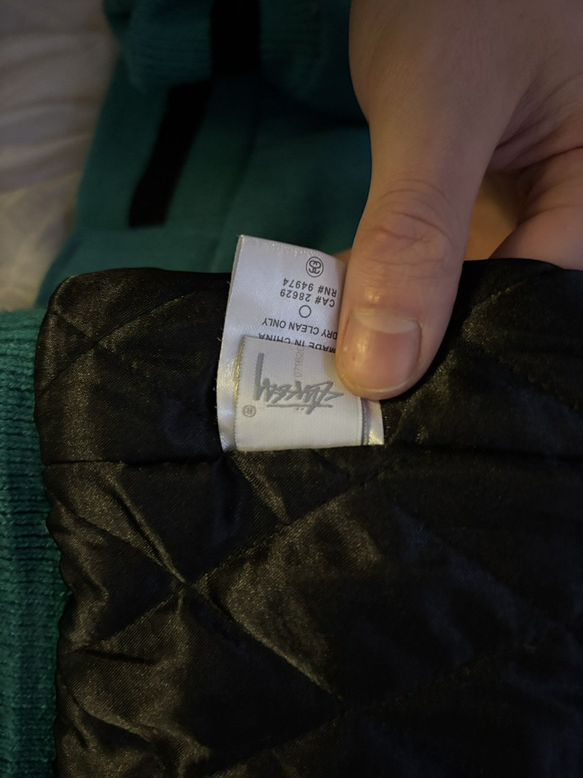 Stussy × Vintage STUSSY wool varsity jacket Size US M / EU 48-50 / 2 - 7 Thumbnail